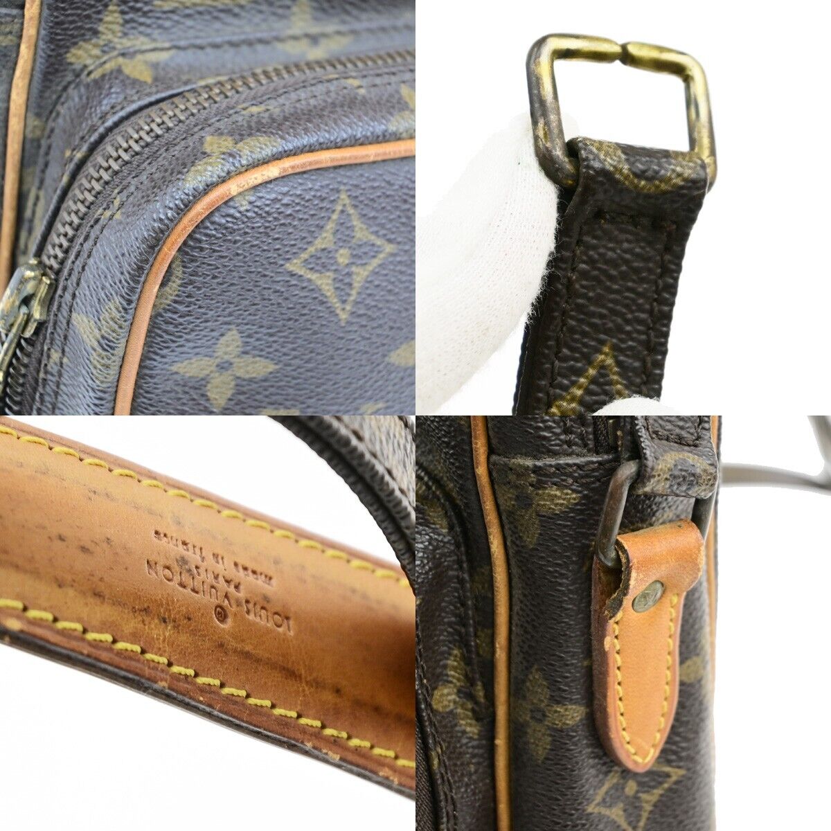 LOUIS VUITTON Amazon Crossbody Shoulder Bag Monogram Leather BN M45236 63EE023