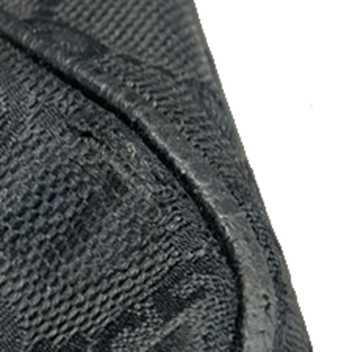 GUCCI Logo GG Pattern Shoulder Bag Canvas Leather Black Silver Italy 05FA533