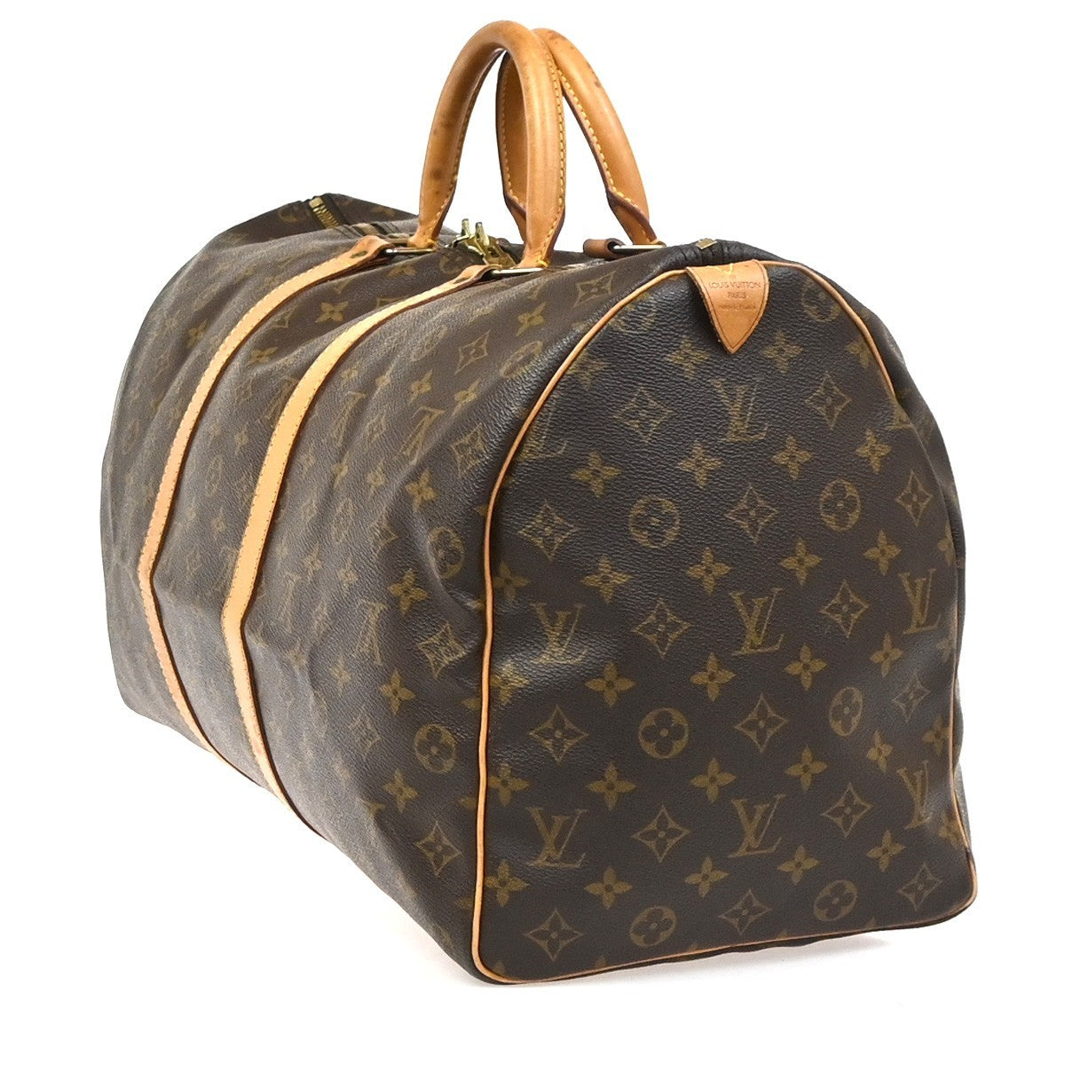 LOUIS VUITTON Keepall 50 Travel Hand Bag Monogram Leather Brown M41426 79YH910