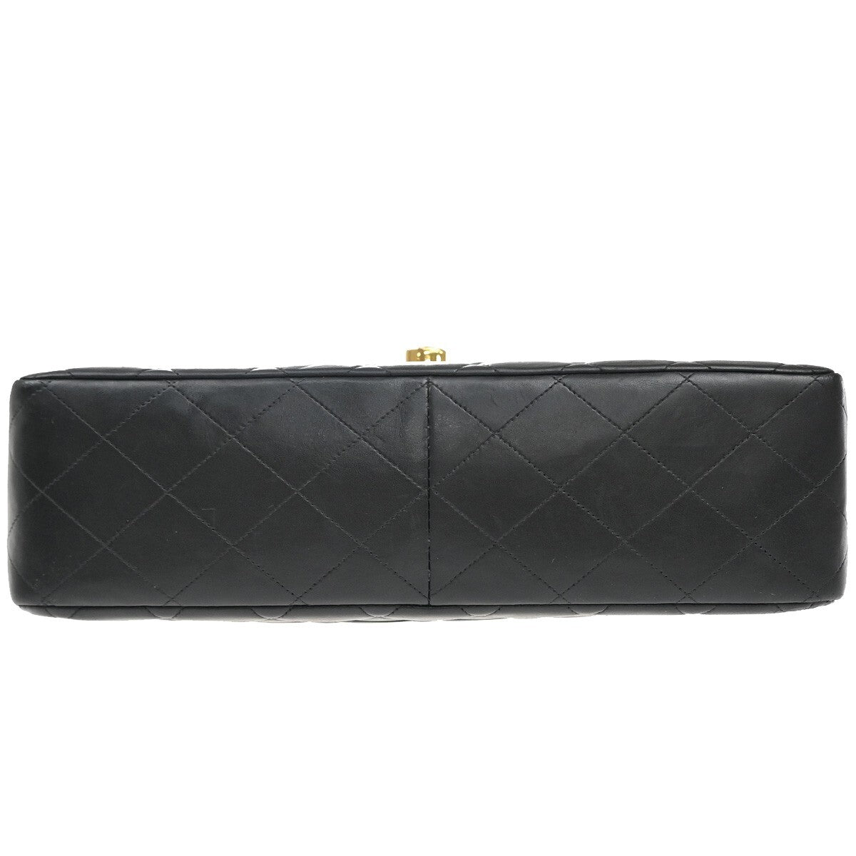 CHANEL CC Matelasse 30 Chain Shoulder Bag Leather Black GHW Vintage 341RF396