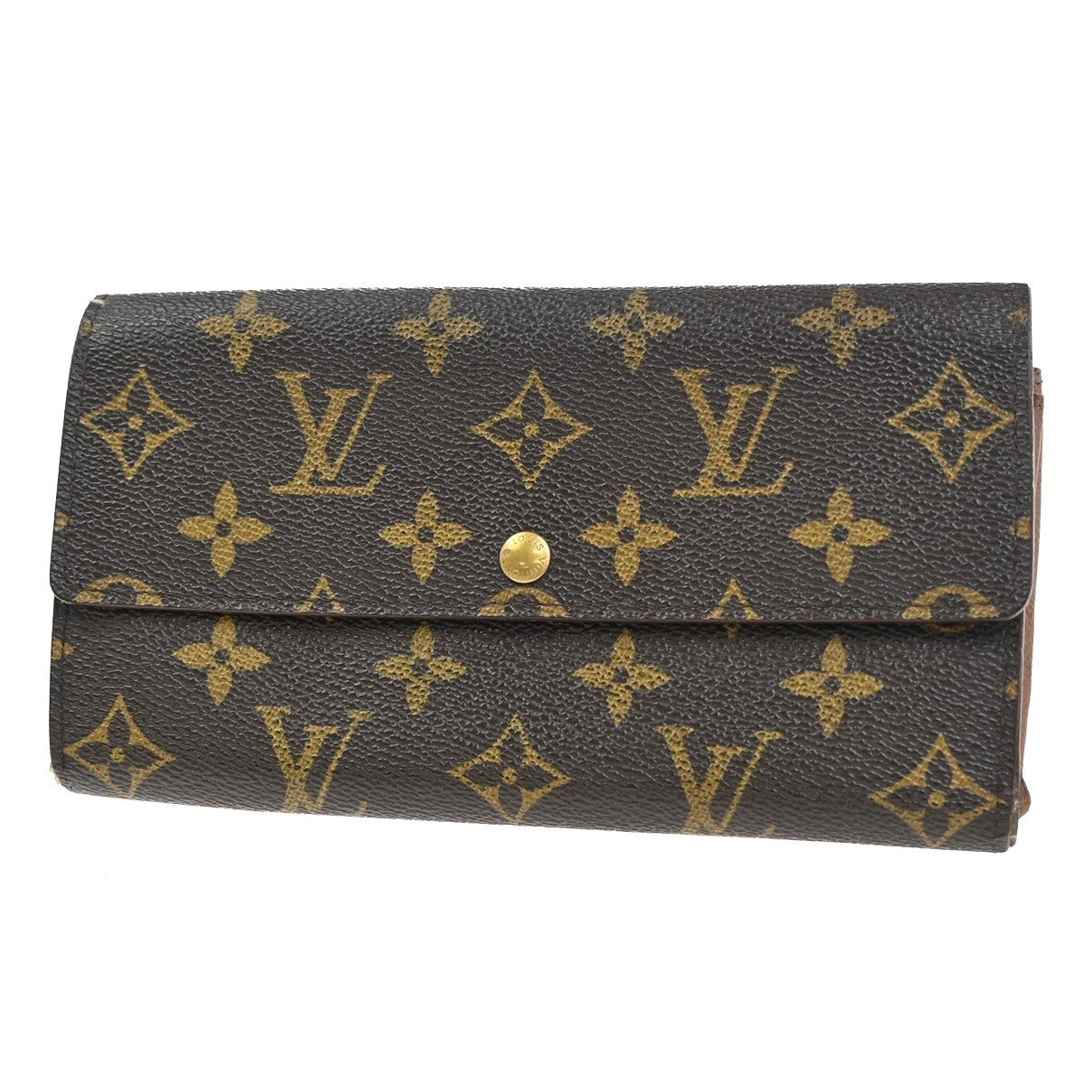 LOUIS VUITTON Porte Monnaie Credit Long Bifold Wallet Monogram BN M61725 09KC256