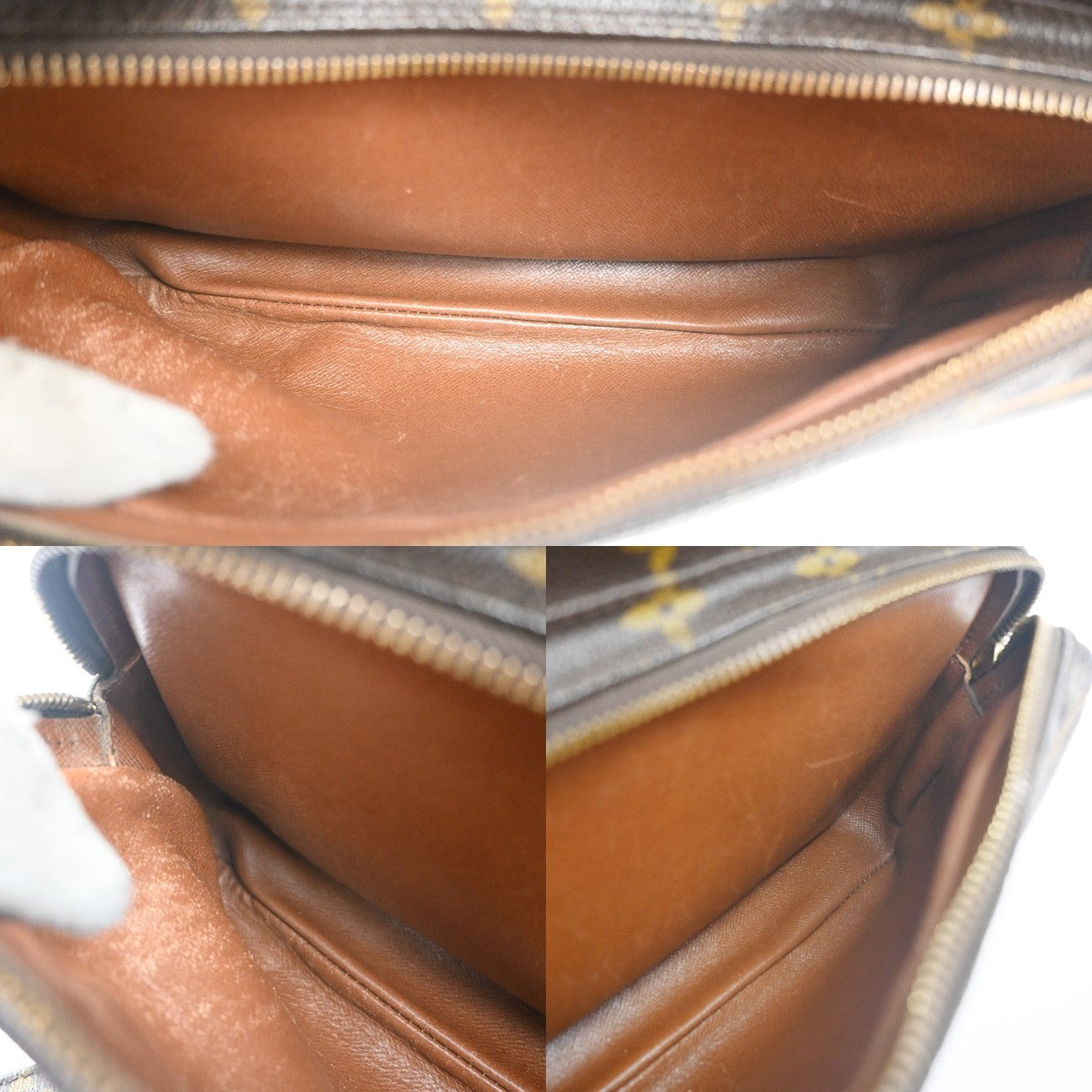 LOUIS VUITTON Nile Crossbody Shoulder Bag Monogram Leather Brown M45244 30MA419