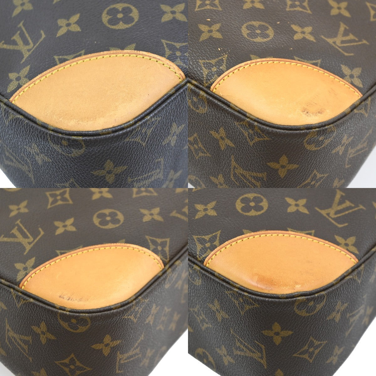 LOUIS VUITTON Boulogne 30 Shoulder Bag Monogram Leather Brown M51265 12PA117
