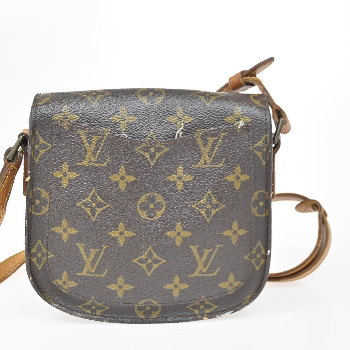 LOUIS VUITTON Mini Saint Cloud Shoulder Bag Monogram Leather BN M51244 64ZA075