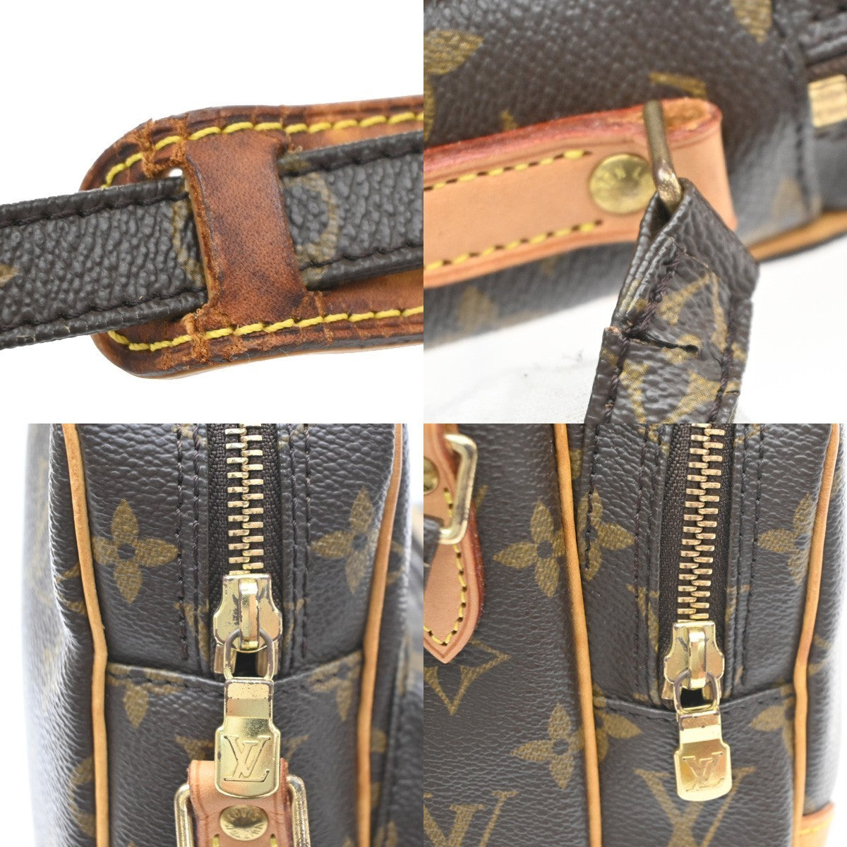 LOUIS VUITTON Amazon Crossbody Shoulder Bag Monogram Leather BN M45236 32PA137