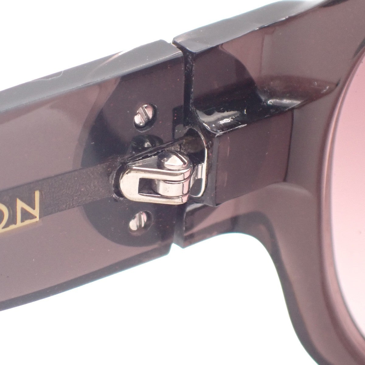 LOUIS VUITTON Sunglasses Eye Wear Metal Plastic BN Purplel Italy Z0134E 38KC959