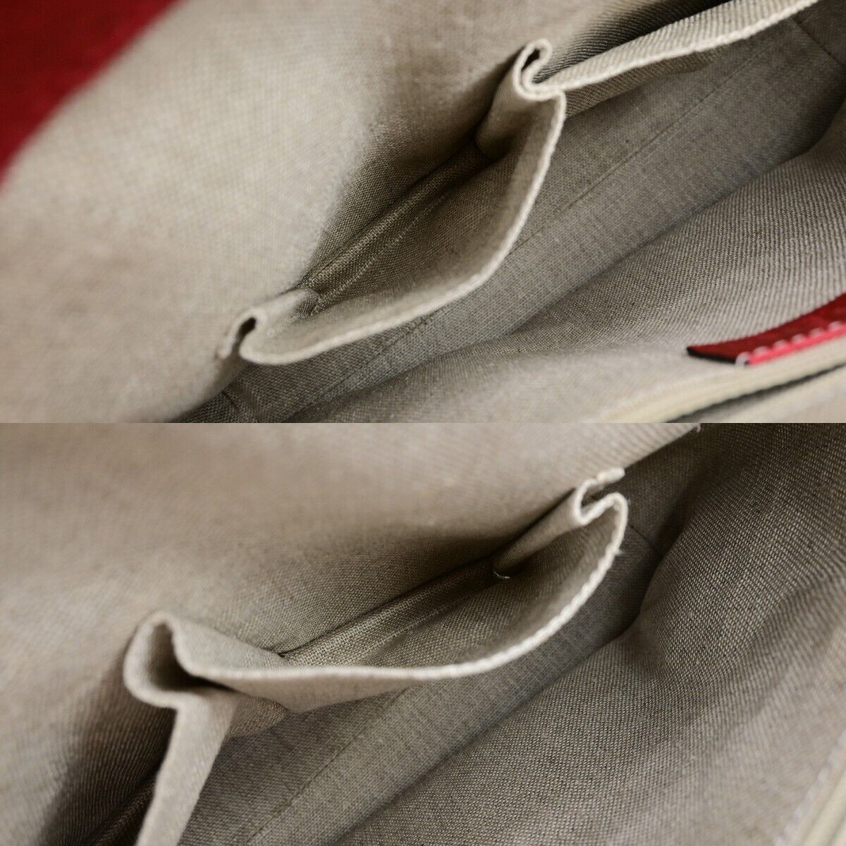 GUCCI GG Interlocking Charm 2Way Shoulder Hand Bag Leather Red GHW 97EC972