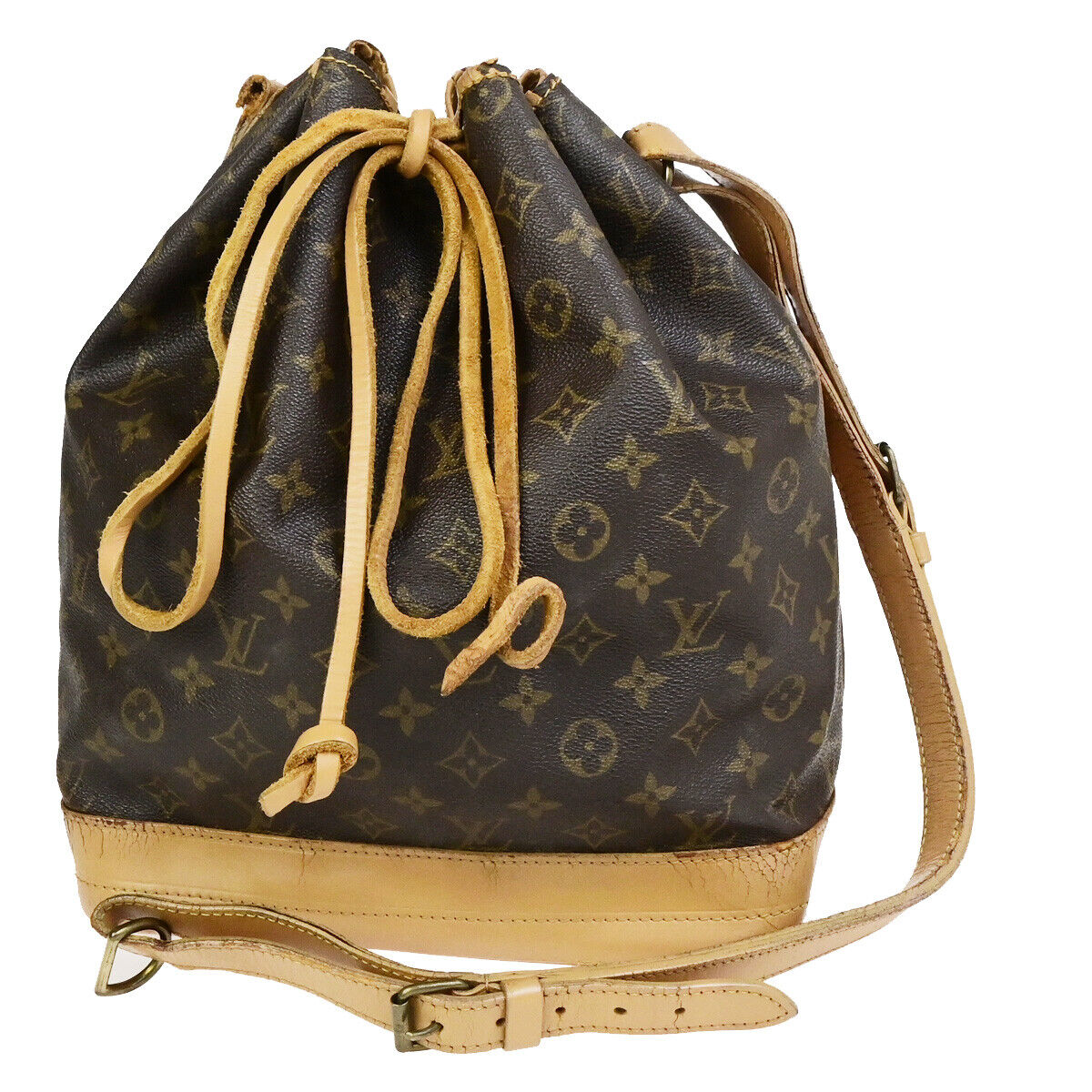 LOUIS VUITTON Noe GM Drawstring Shoulder Bag Monogram Leather BN M42224 08SJ527