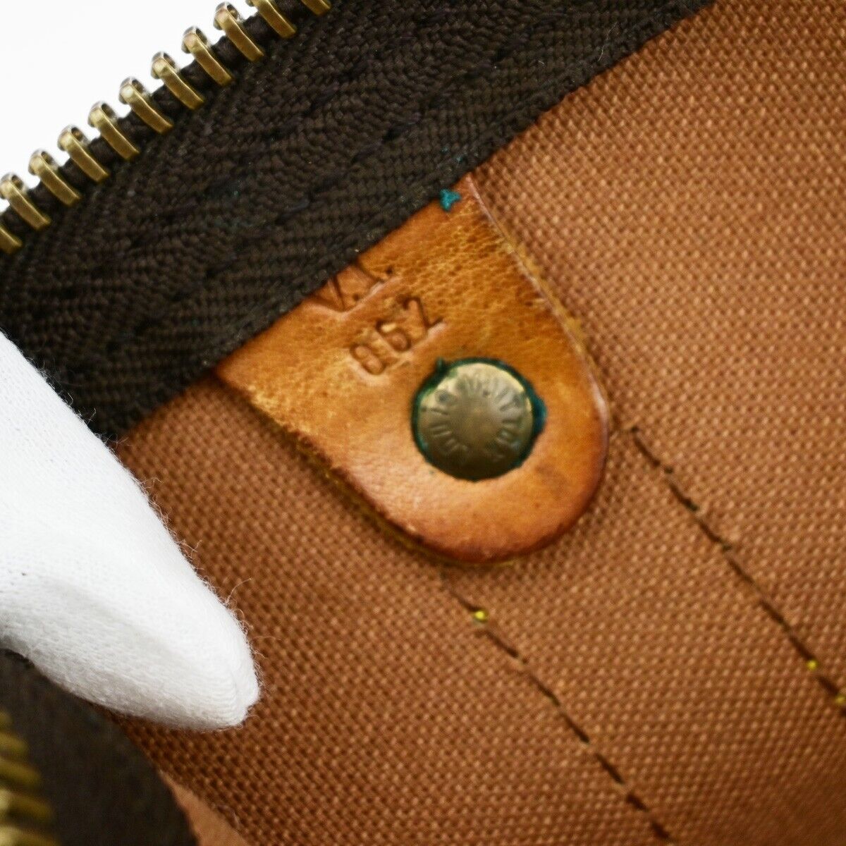 LOUIS VUITTON Keepall 45 Travel Hand Bag Monogram Leather Brown M41428 30ED017