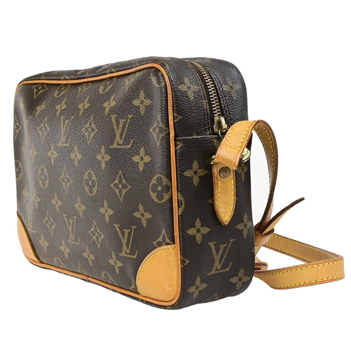 LOUIS VUITTON Trocadero 27 Shoulder Bag Monogram Leather Brown M51274 82ED001