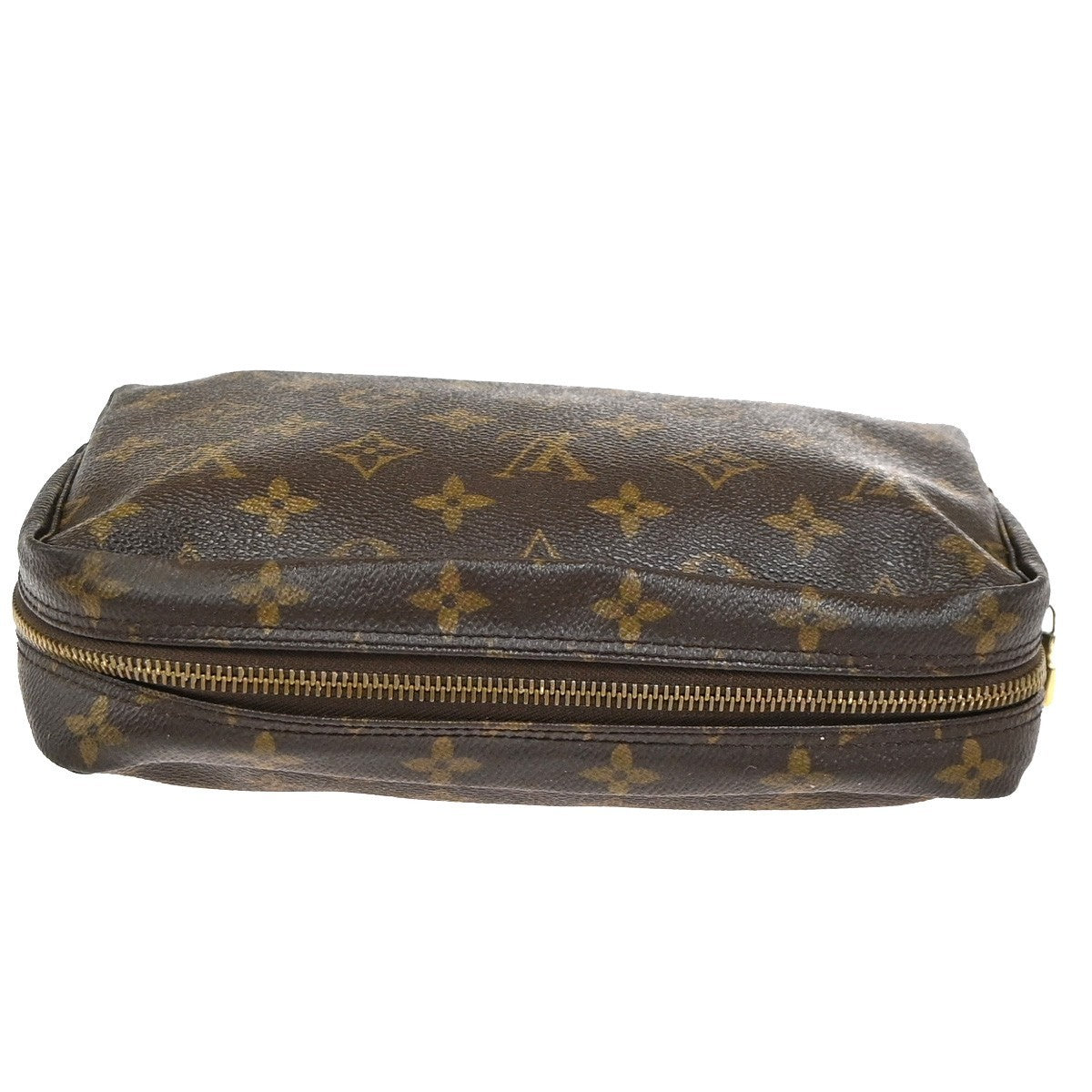 LOUIS VUITTON Trousse Toilette 23 Clutch Hand Bag Monogram Brown M47524 05YJ066