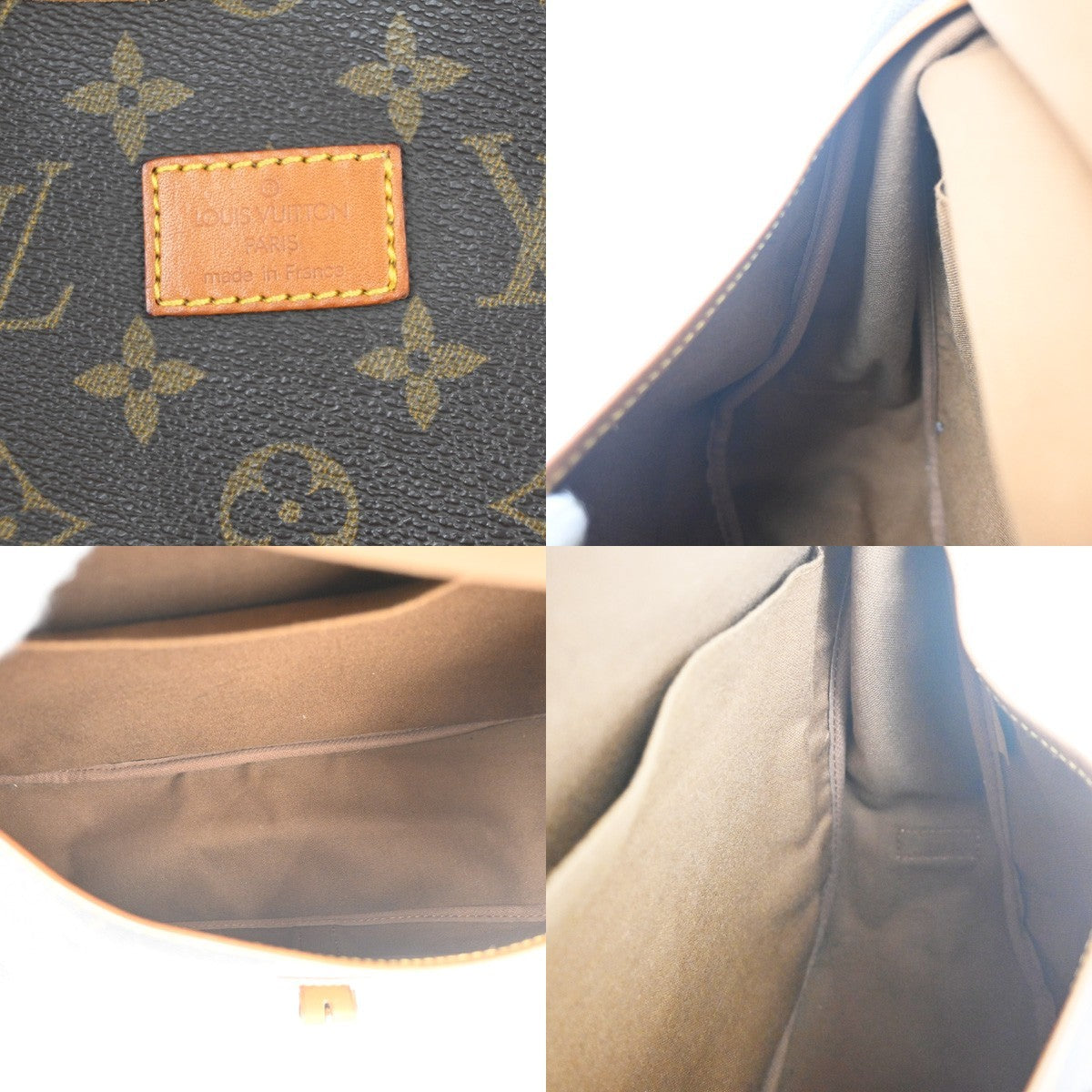 LOUIS VUITTON Saumur 35 Shoulder Bag Monogram Leather BN France M42254 74KC864