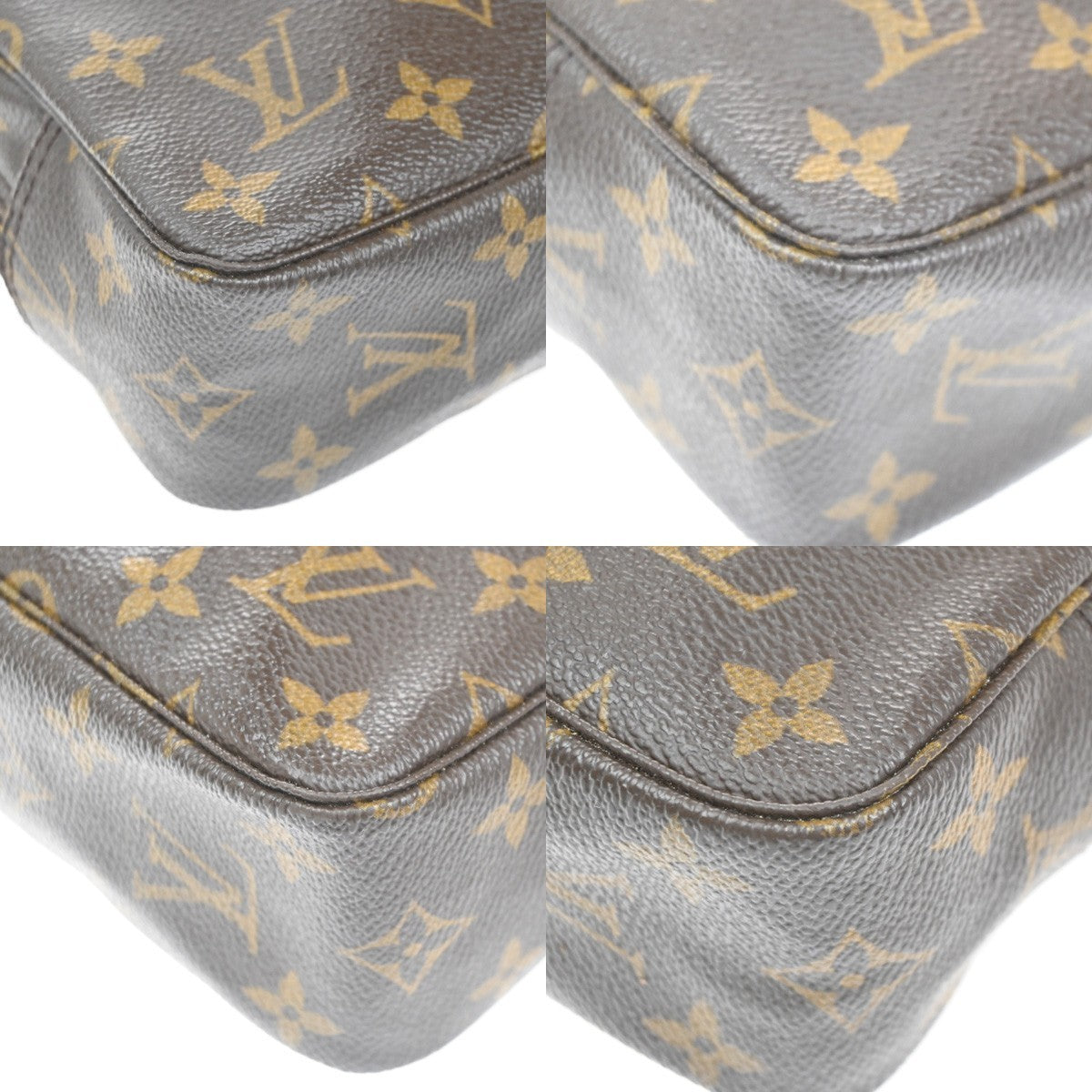 LOUIS VUITTON Trousse Toilette 23 Clutch Hand Bag Monogram Brown M47524 04CA768