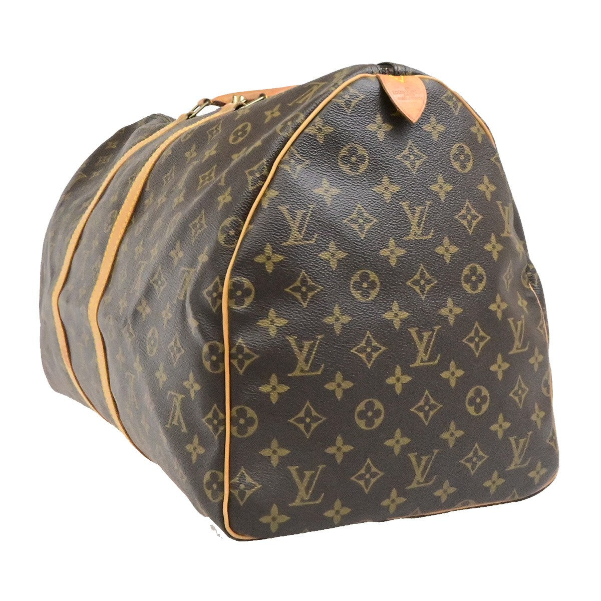 LOUIS VUITTON Keepall 55 Travel Hand Bag Monogram Leather Brown M41424 92YH095