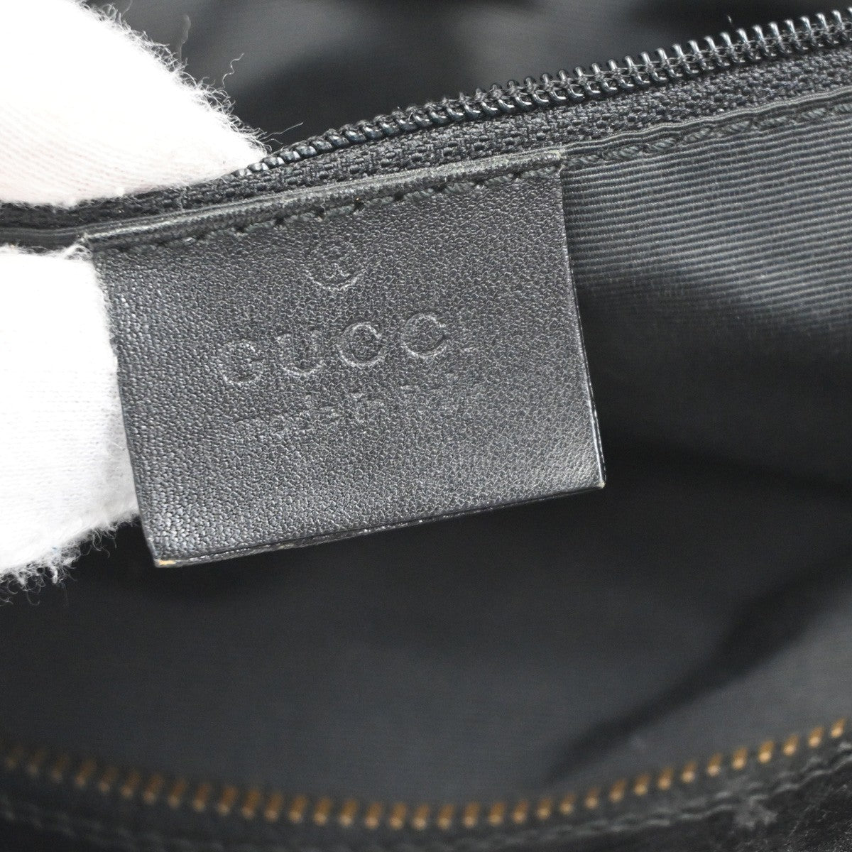 GUCCI GG Canvas Mini Boston Handbag Black Leather Canvans GHW Italy 36KC924