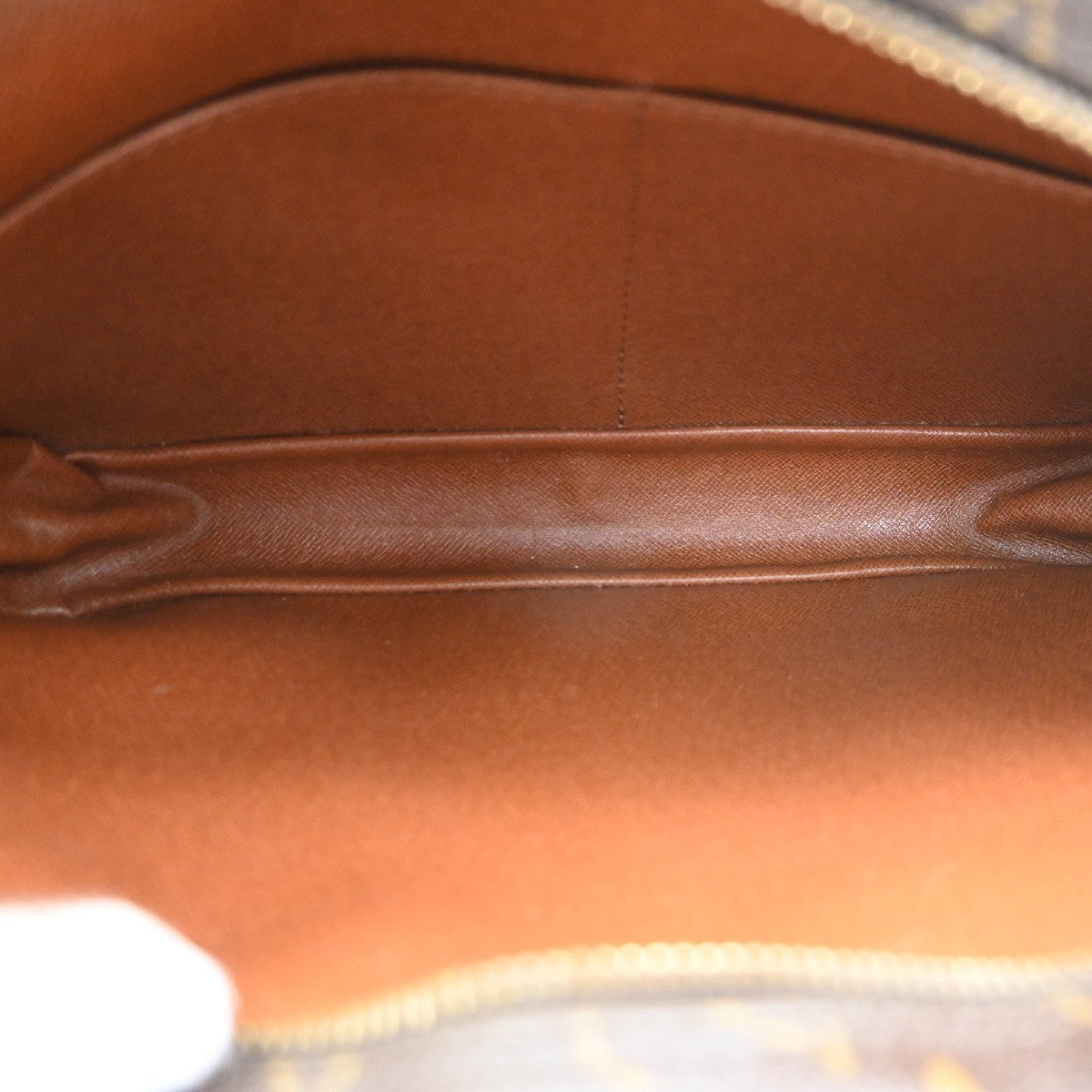 LOUIS VUITTON Compiegne 28 Clutch Bag Monogram Leather Brown GHW M51845 69CB013