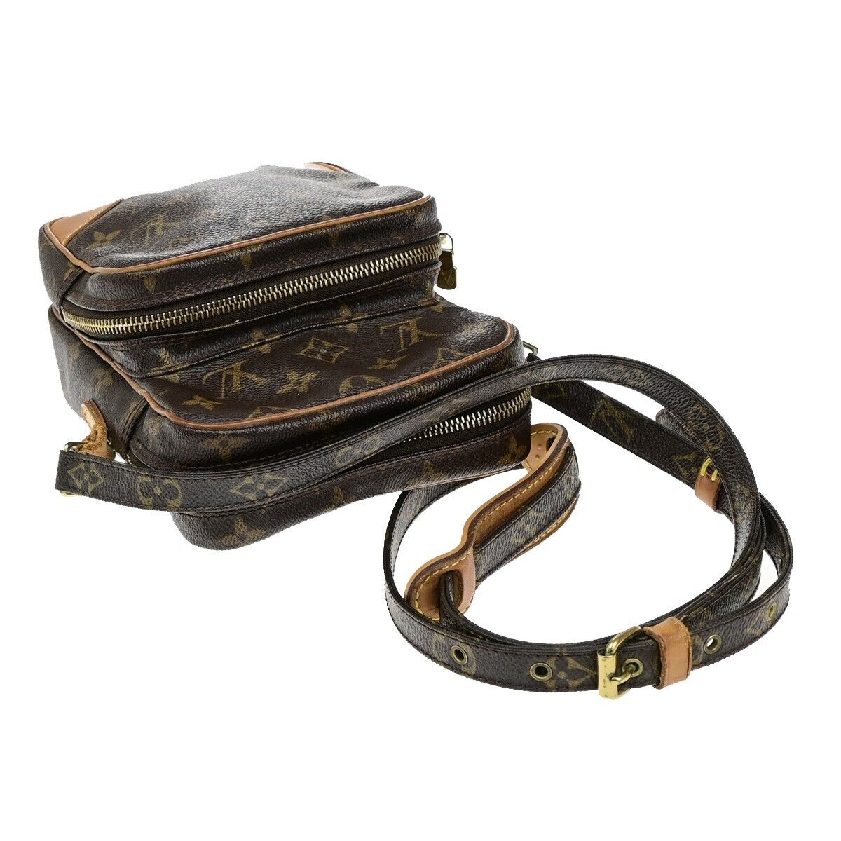 LOUIS VUITTON Amazon Crossbody Shoulder Bag Monogram Leather BN M45236 68ED748