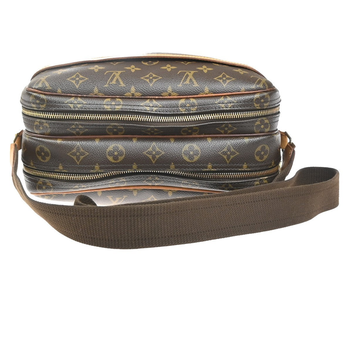 LOUIS VUITTON Reporter Crossbody Shoulder Bag Monogram Leather BN M45254 70MA521