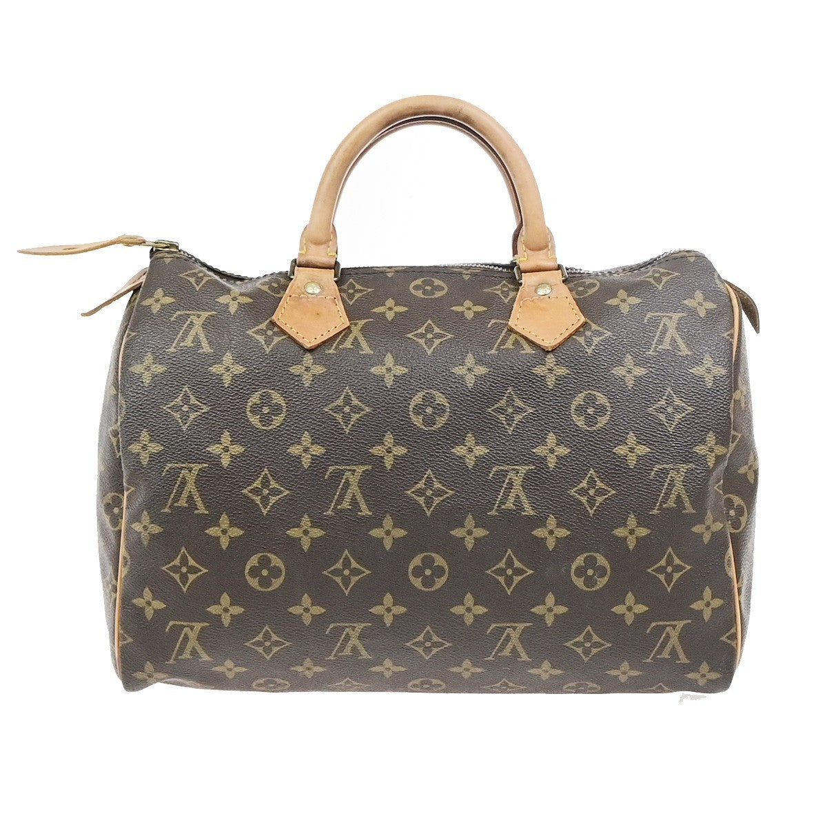 LOUIS VUITTON Speedy 30 Travel Hand Bag Monogram Leather Brown M41526 20KD153