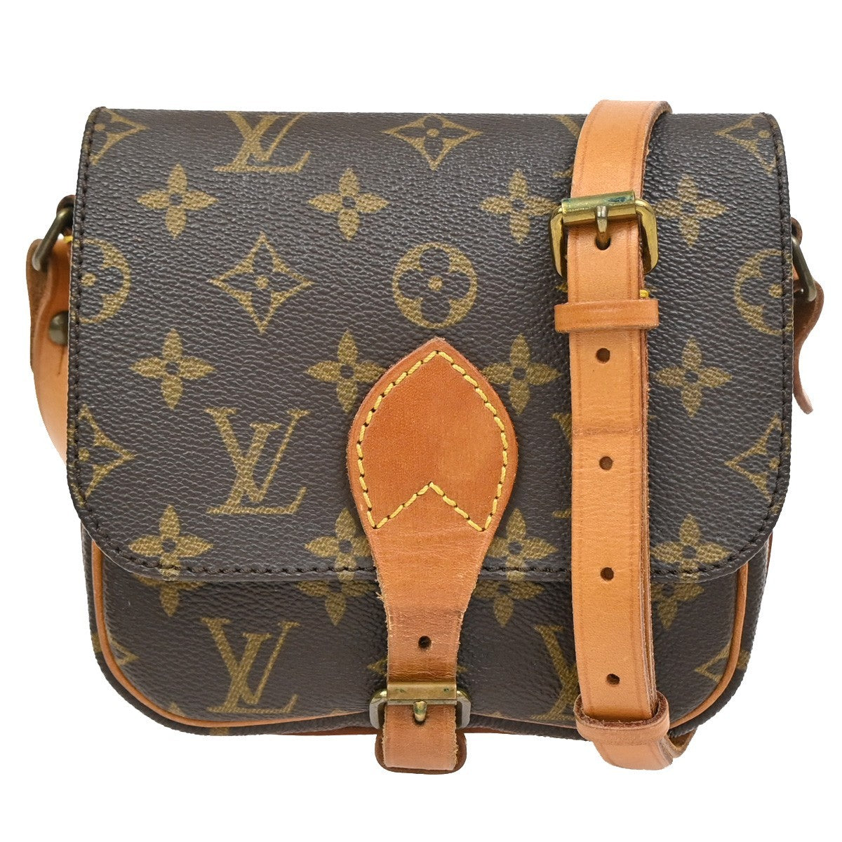 LOUIS VUITTON Mini Cartouchiere Shoulder Bag Monogram Leather BN M51254 62TA010