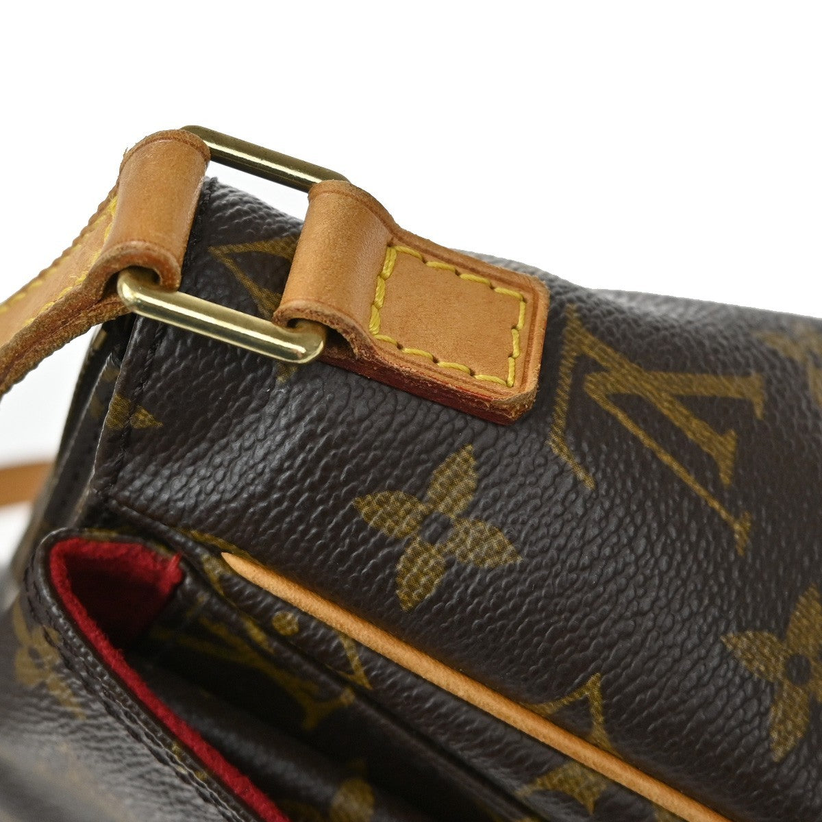 LOUIS VUITTON Viva Cite PM Shoulder Bag Monogram Leather Brown M51165 49MA011