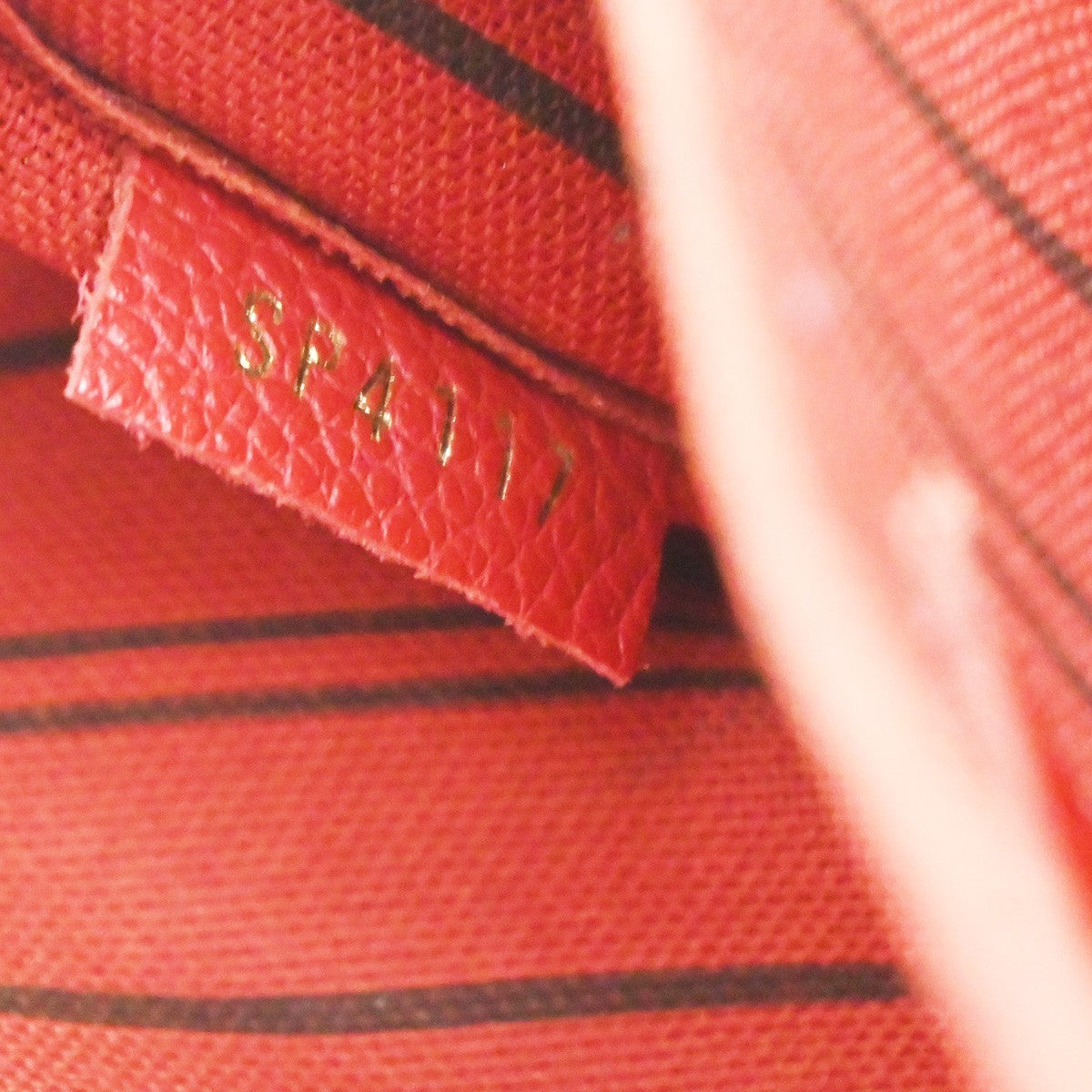 LOUIS VUITTON Montaigne MM Shoulder Bag Monogram Empreinte Red M41194 50TA684