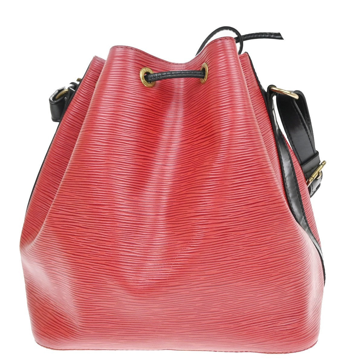 LOUIS VUITTON Petit Noe Bicolor Shoulder Bag Epi Leather Red BK M44172 88CA869