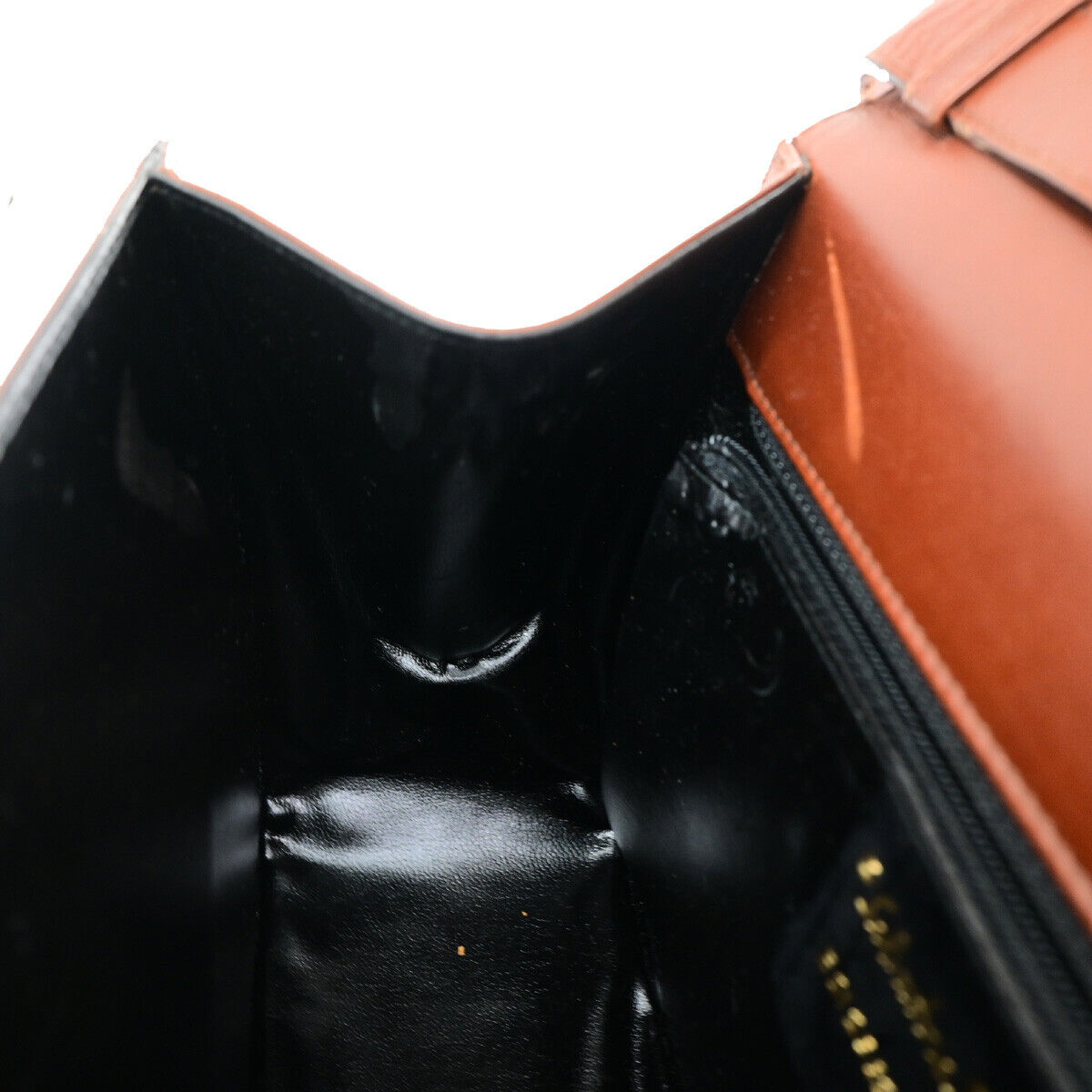 SALVATORE FERRAGAMO Logo Gancini Shoulder Bag Leather Brown GHW Italy 67YE859