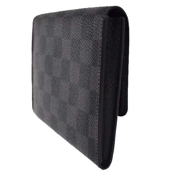 LOUIS VUITTON Portefeuille Compact Bifold Wallet Damier Graphite N63083 76MZ969