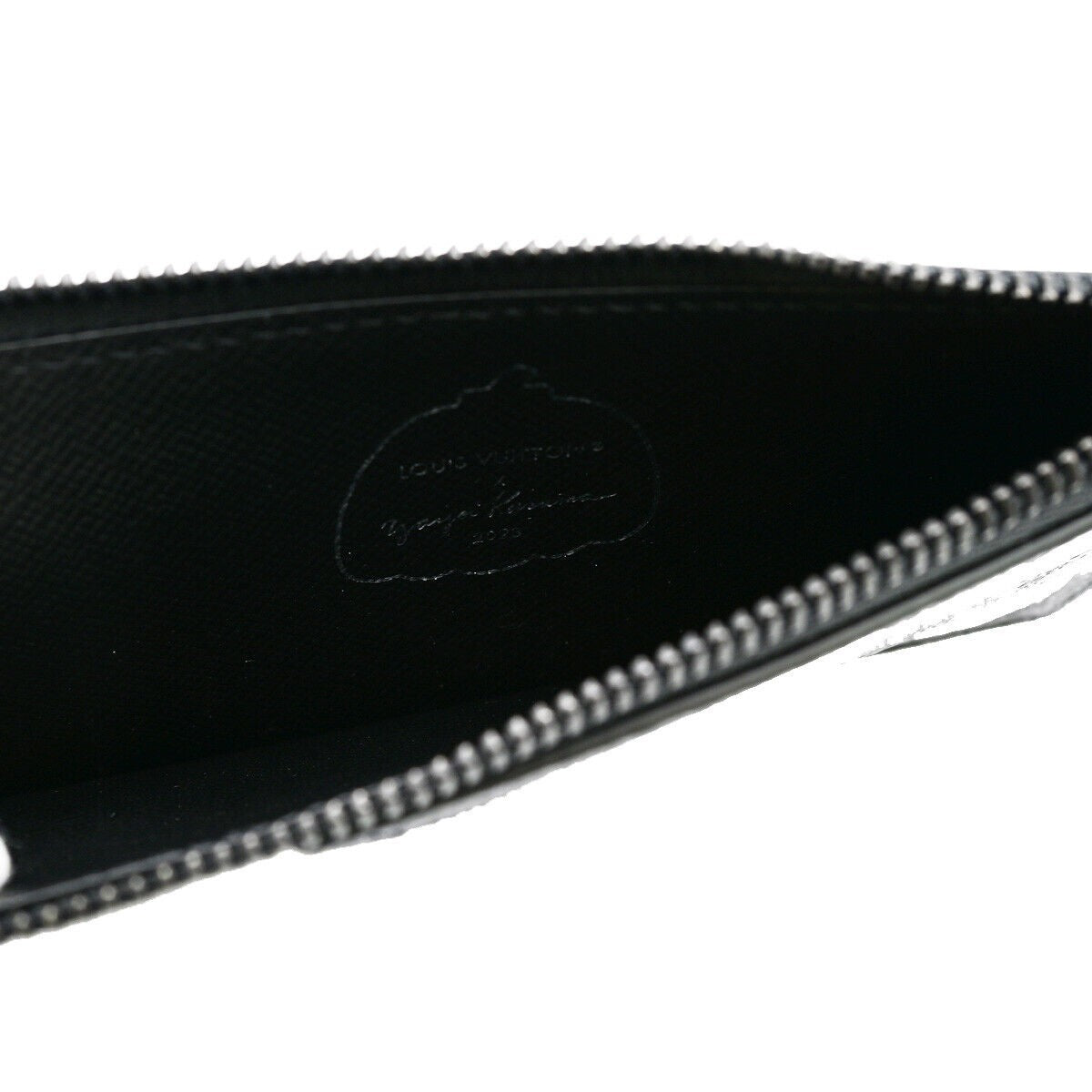 LOUIS VUITTON LV x YK Coin Card Holder Monogram Eclipse Dot Black 21RJ819