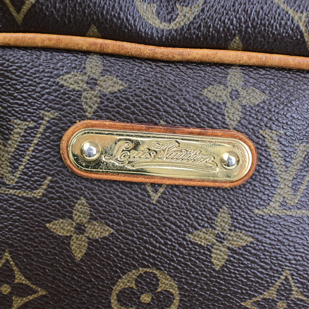LOUIS VUITTON Montorgueil PM Shoulder Bag Monogram Leather Brown M95565 85SJ491