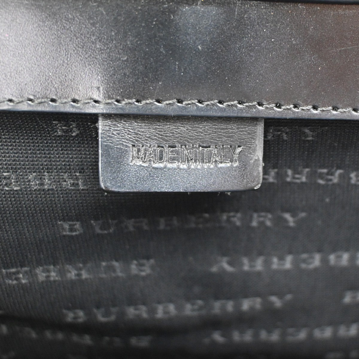 BURBERRY Logo Nova Check Shoulder Bag PVC Leather Beige Black 38DA064