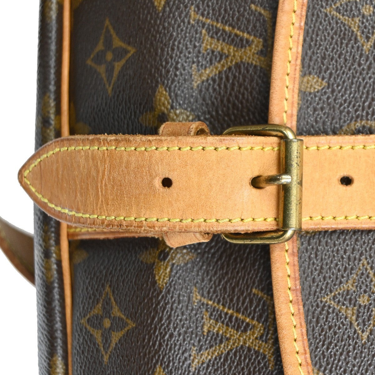 LOUIS VUITTON Saumur 35 Shoulder Bag Monogram Leather BN France M42254 16TA342