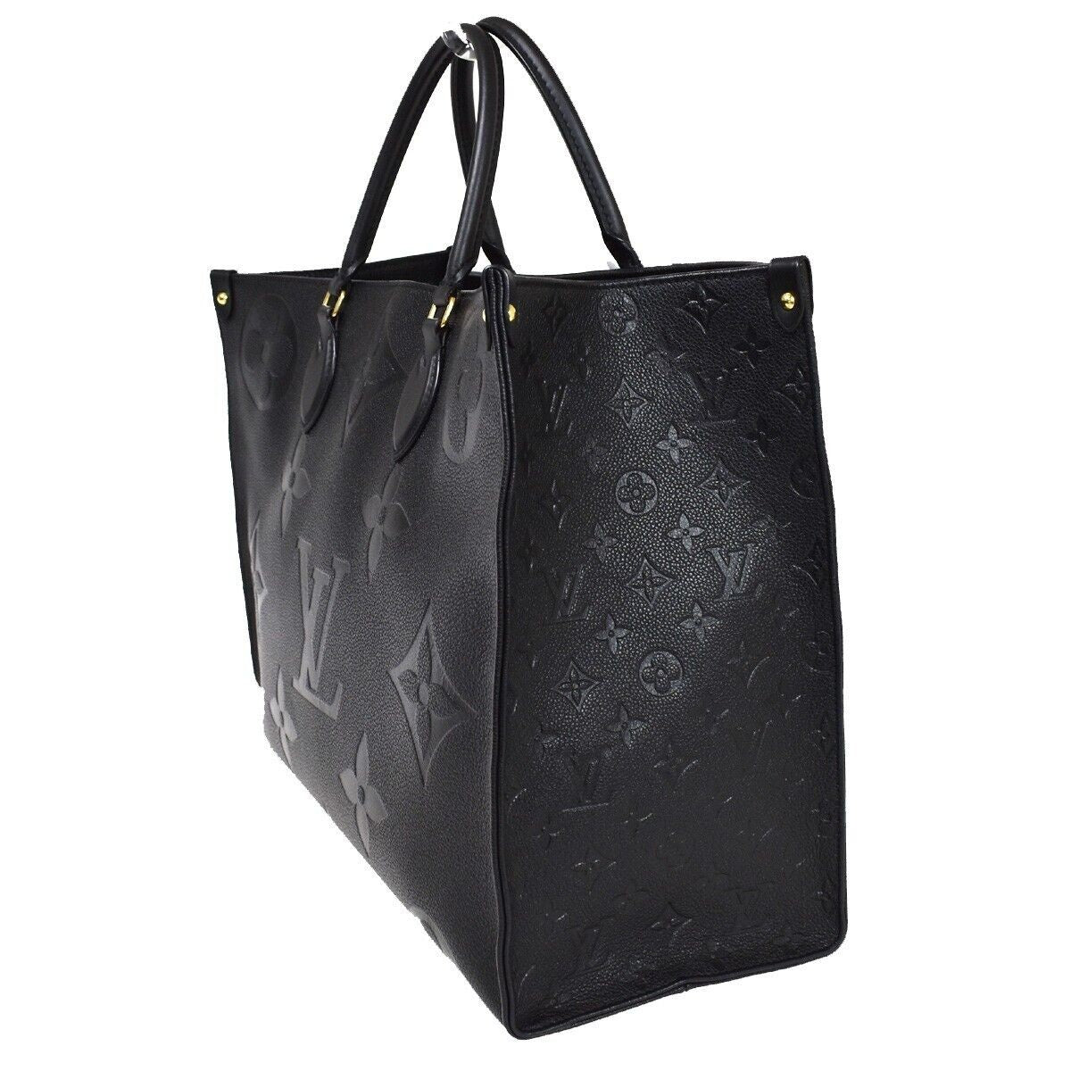 LOUIS VUITTON Onthego GM 2Way Hand Bag Monogram Empreinte Black M44925 865RC994