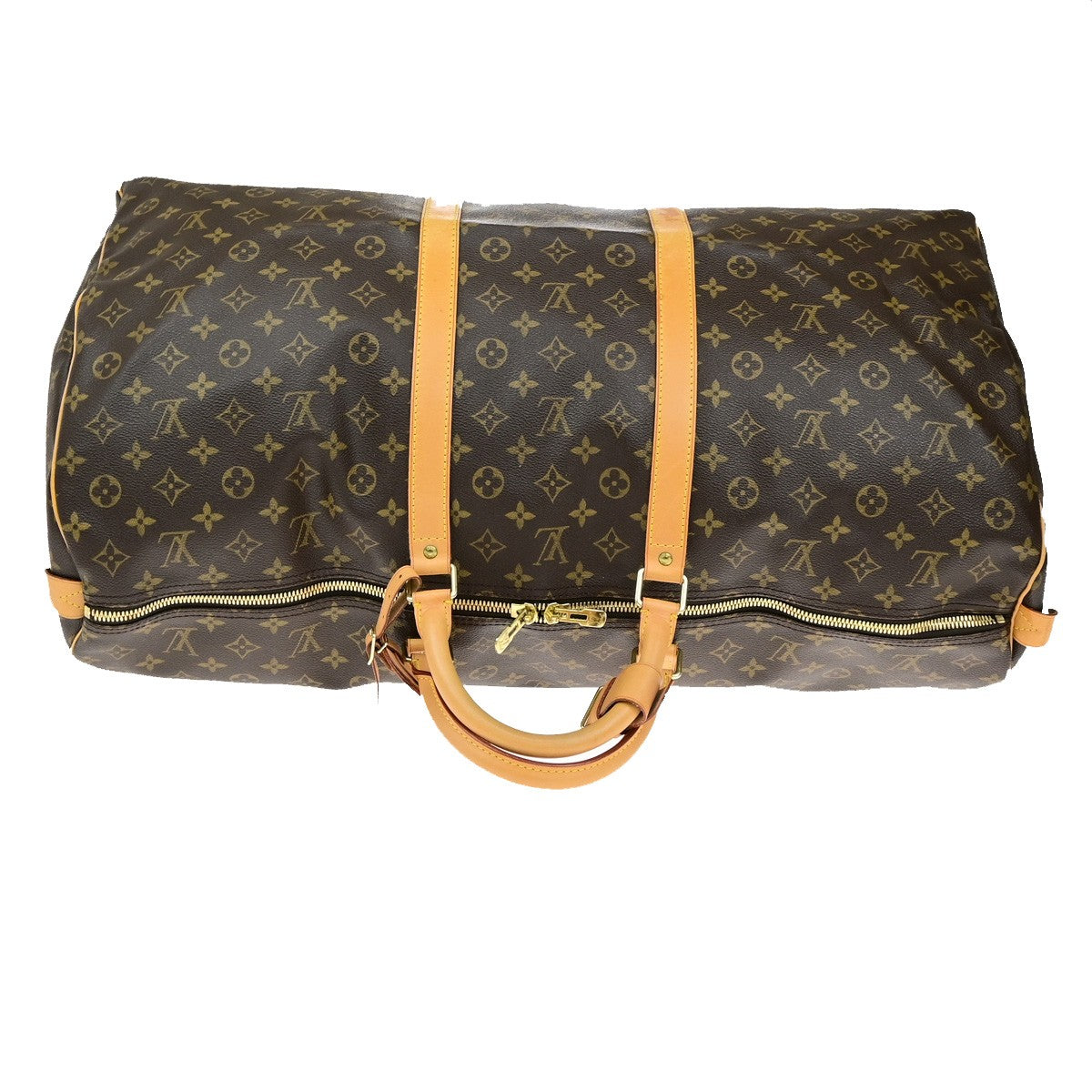 LOUIS VUITTON Keepall 60 Travel Hand Bag Monogram Leather Brown M41422 24YH148