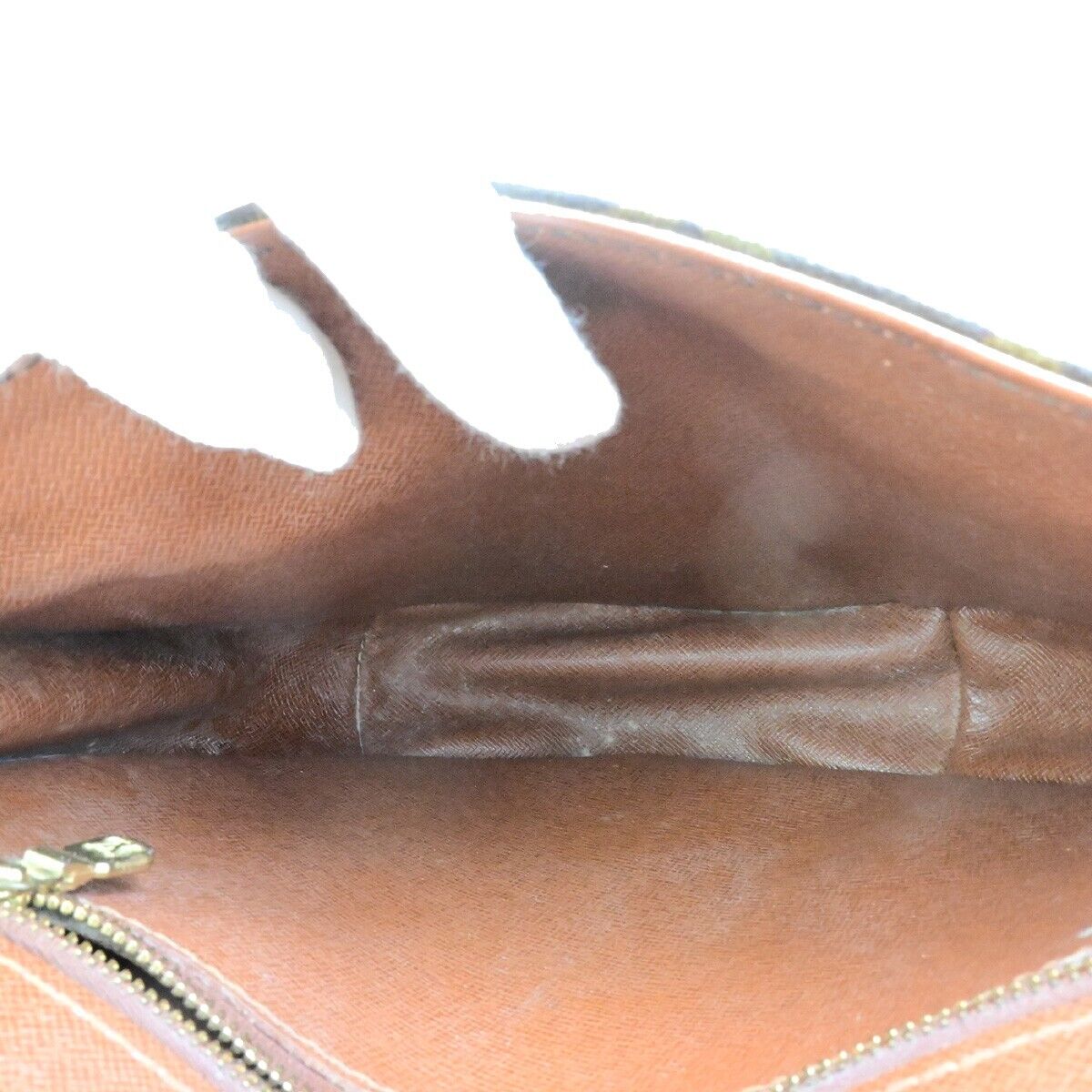 LOUIS VUITTONI Chantilly MM Shoulder Bag Monogram Leather Brown M51233 33FB295