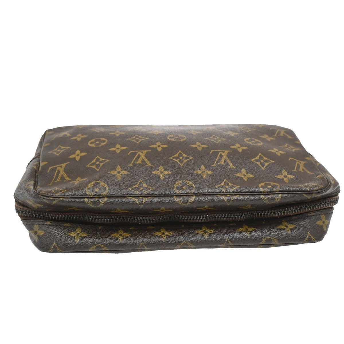 LOUIS VUITTON Trousse Toilette 28 Clutch Hand Bag Monogram Brown M47522 68DA078