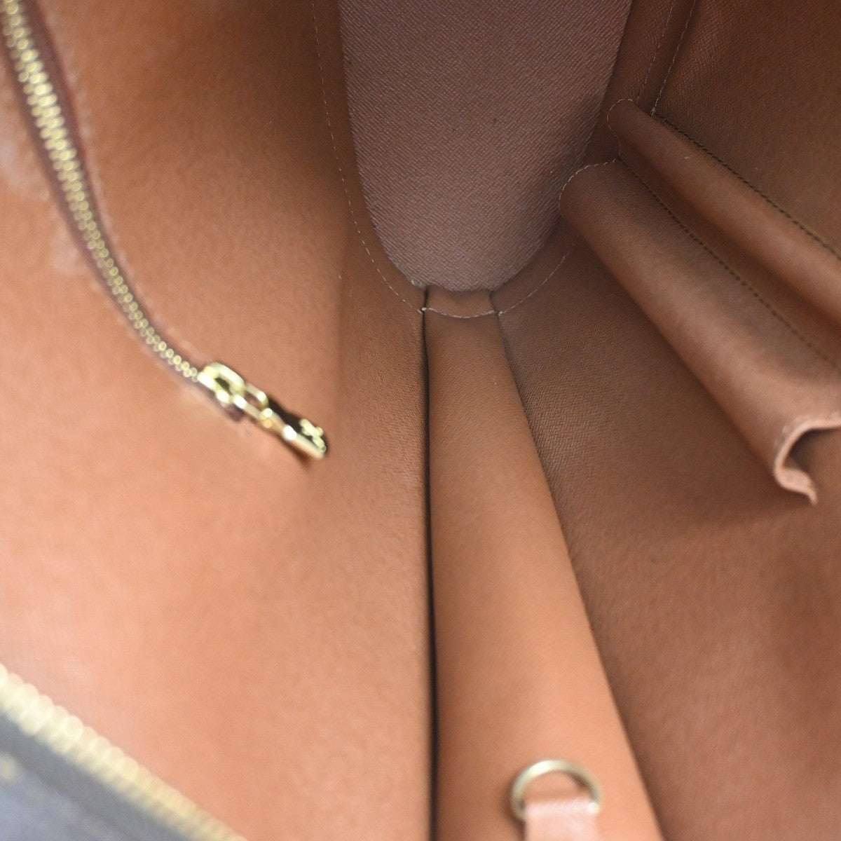LOUIS VUITTON BABYLONE Shoulder Bag Monogram Leather Brown France M51102 72SA133