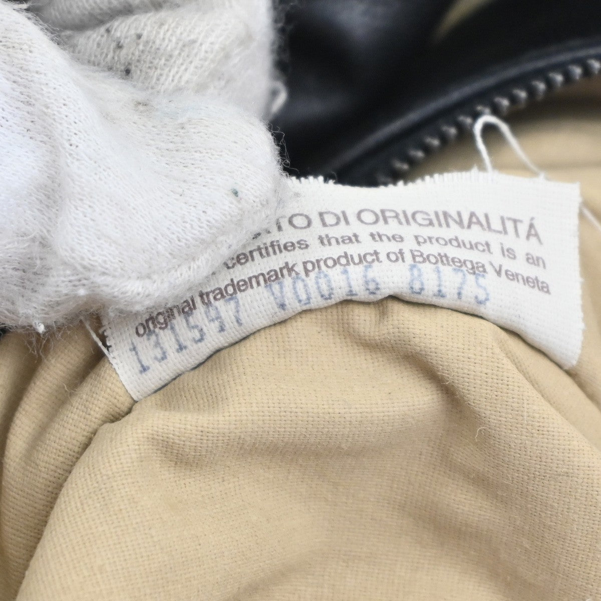 BOTTEGA VENETA Intrecciato Logo Shoulder Bag Leather Black Italy 667RL737