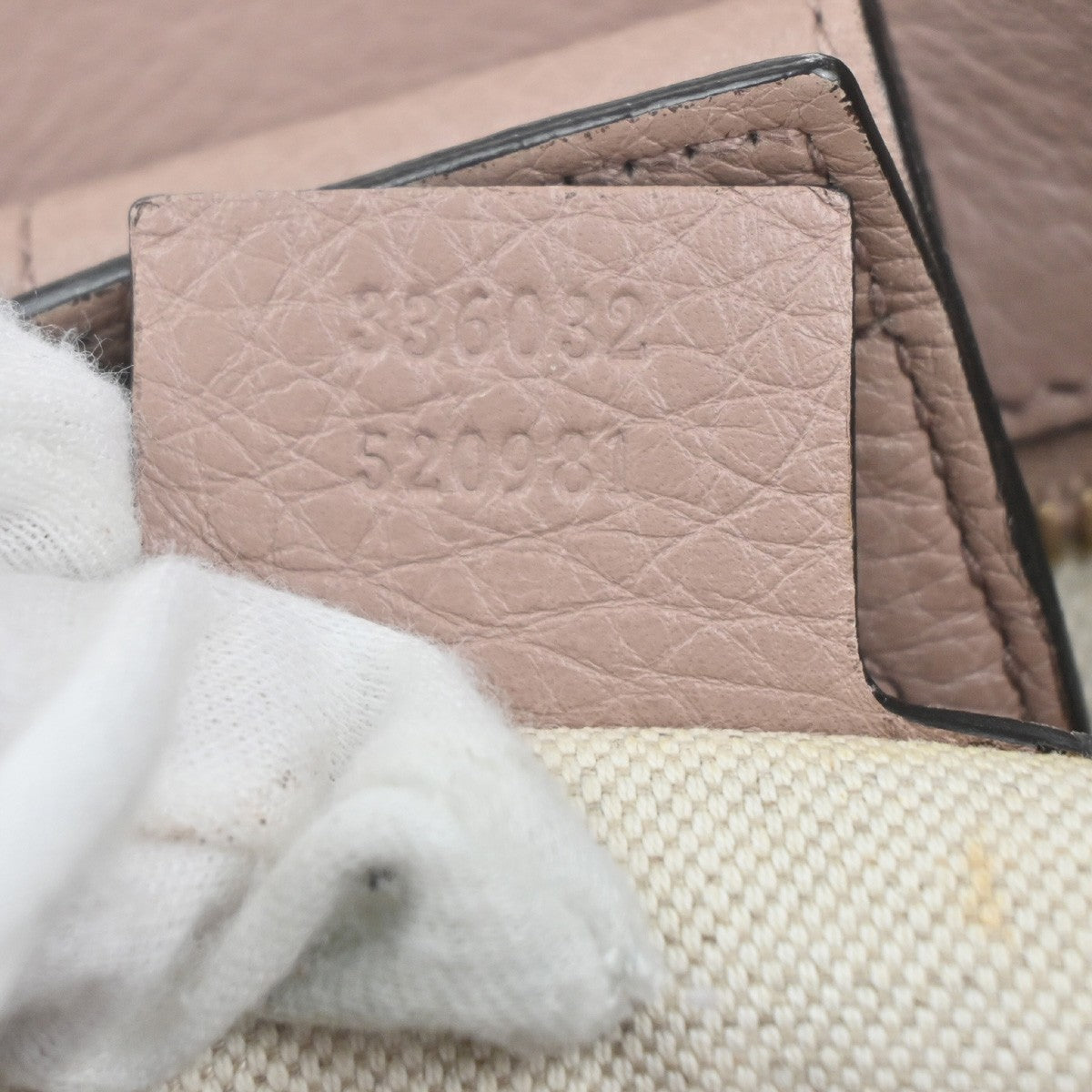 GUCCI Bamboo Handle 2way Shoulder Hand Bag Embossing Leather Pink GHW 16MA272