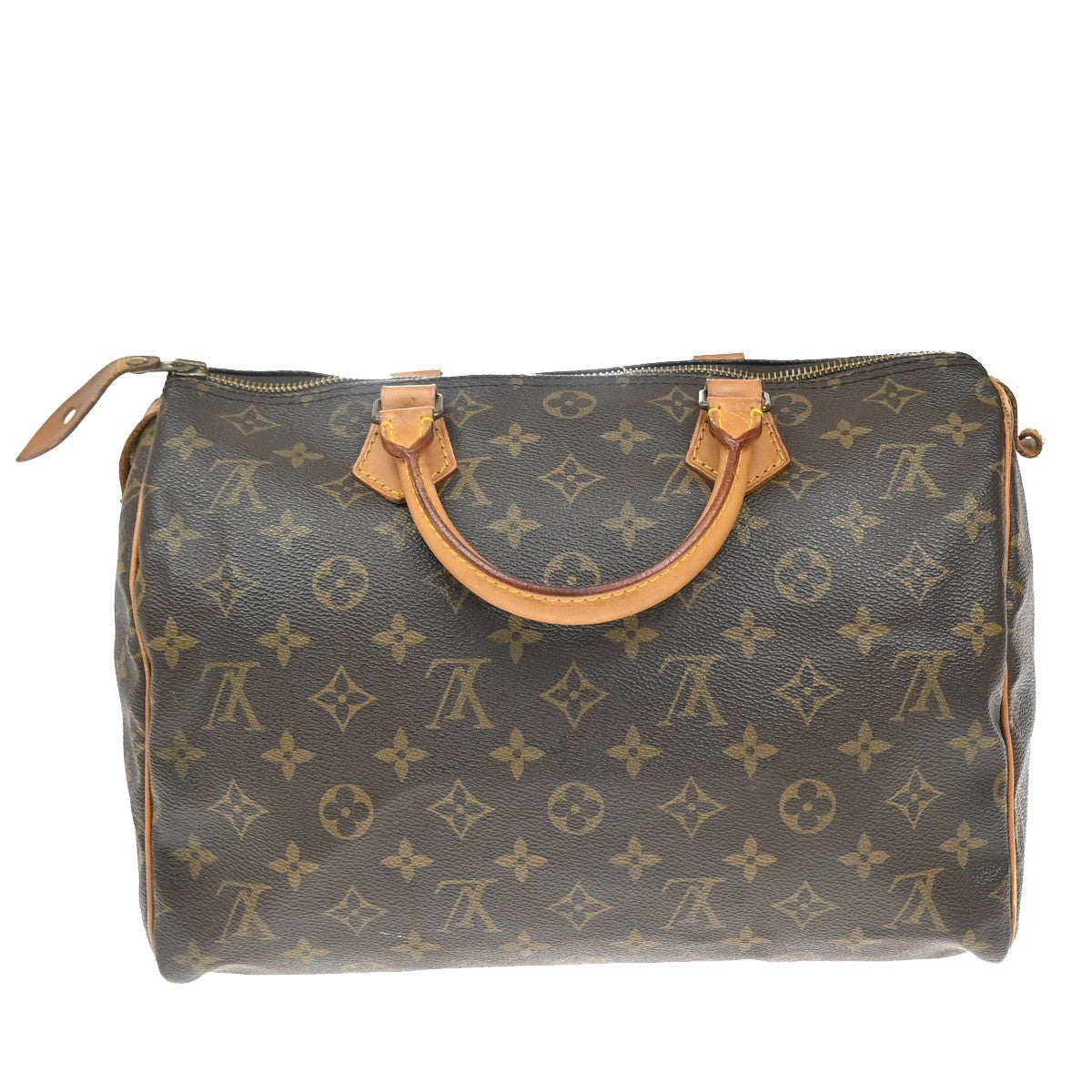 LOUIS VUITTON Speedy 30 Travel Hand Bag Monogram Leather Brown M41526 77EG047