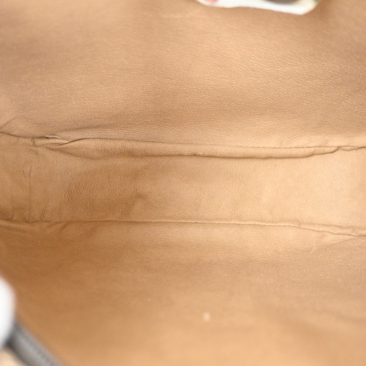 GUCCI GG Sherry Pattern Clutch Hand Bag PVC Leather Brown Italy 05TA585