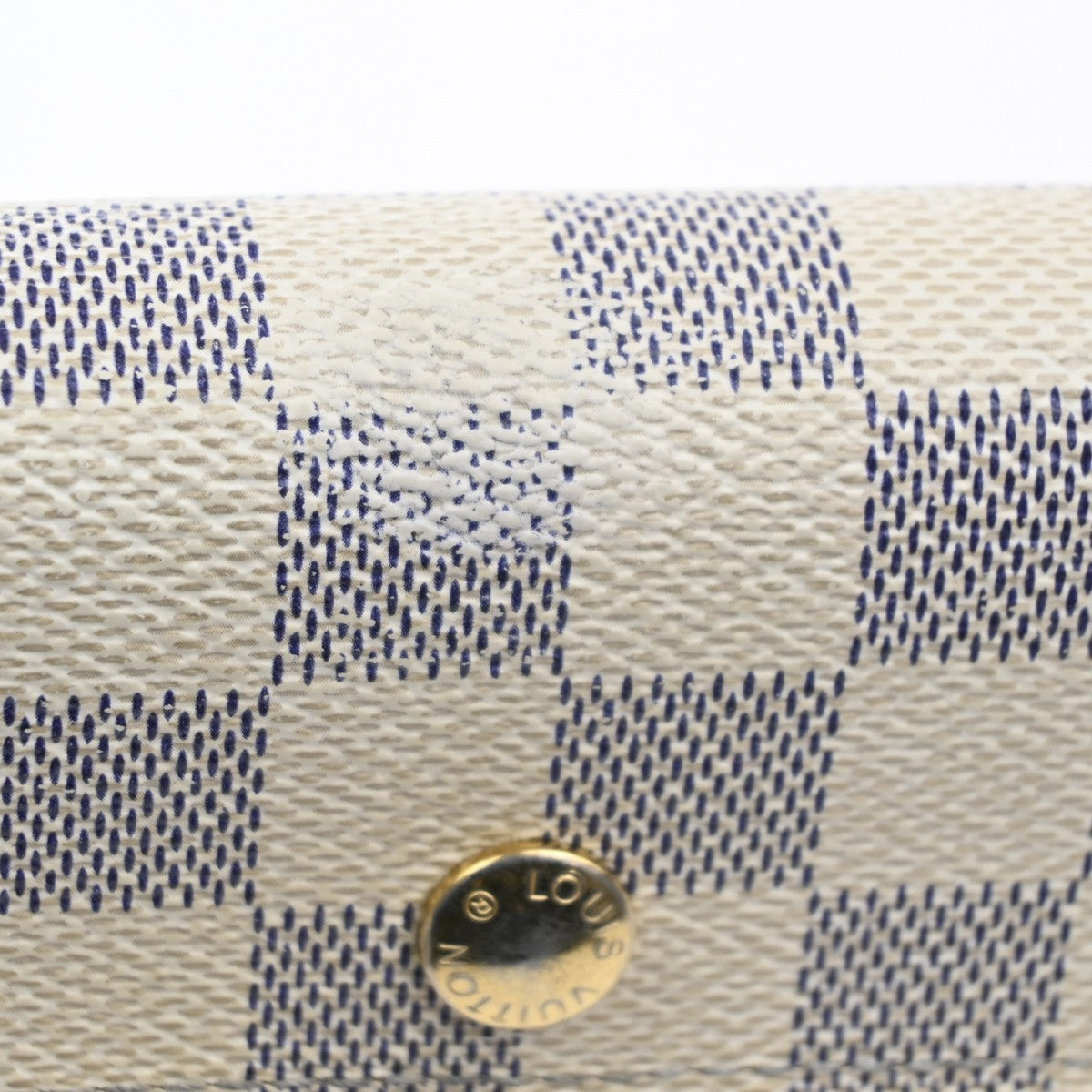 LOUIS VUITTON Portefeuille Alexandra Wallet Damier Azur Leather N63068 67KC474