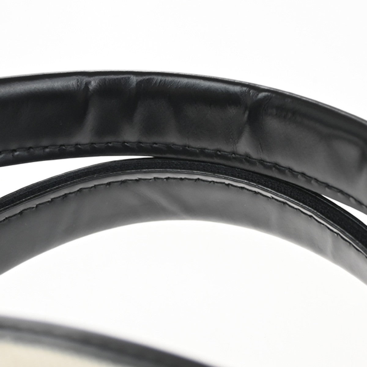 BALENCIAGA LOGO Navy Cabas XS Hand Bag Canvas Leather White Black 70TA232