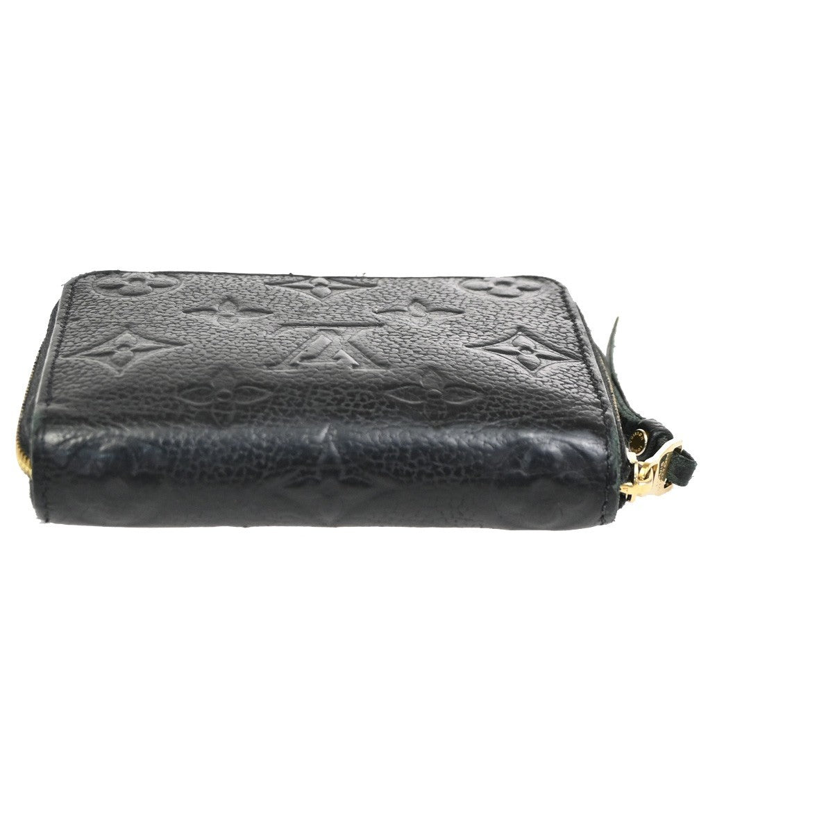 LOUIS VUITTON Zippy Coin Purse Wallet Monogram Empreinte Black M60574 62ZA256