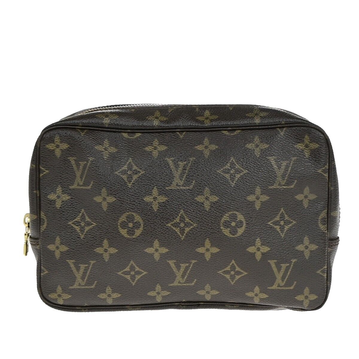 LOUIS VUITTON Trousse Toilette 23 Clutch Hand Bag Monogram Brown M47524 68EC906