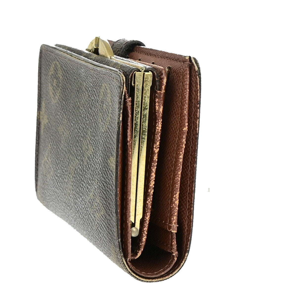 LOUIS VUITTON Porte Monnaie Viennois Bifold Wallet Monogram Brown M61663 08YE782