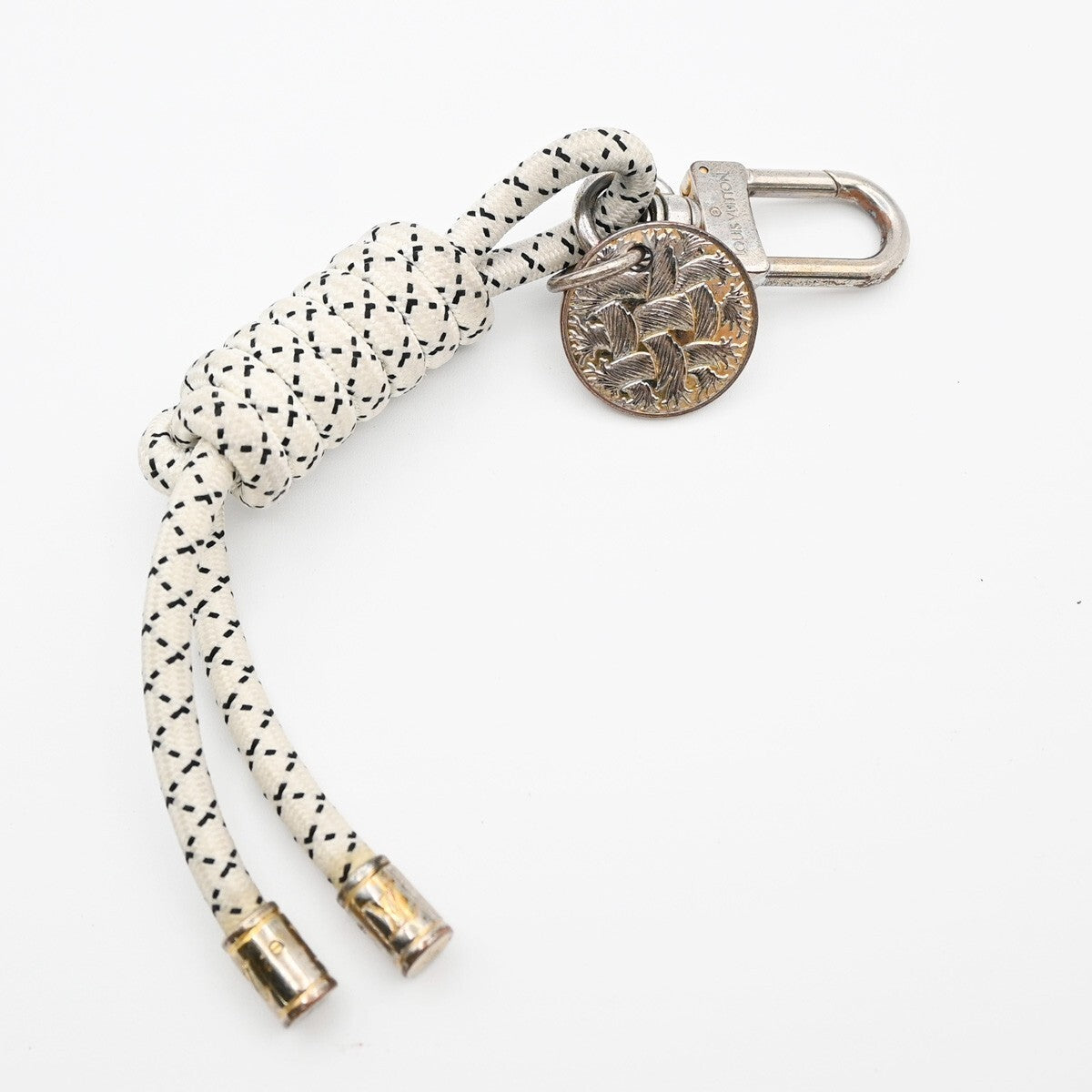 LOUIS VUITTON Christopher Nemes Key Ring Holder Bag Charm Silver MP1622 66EE320