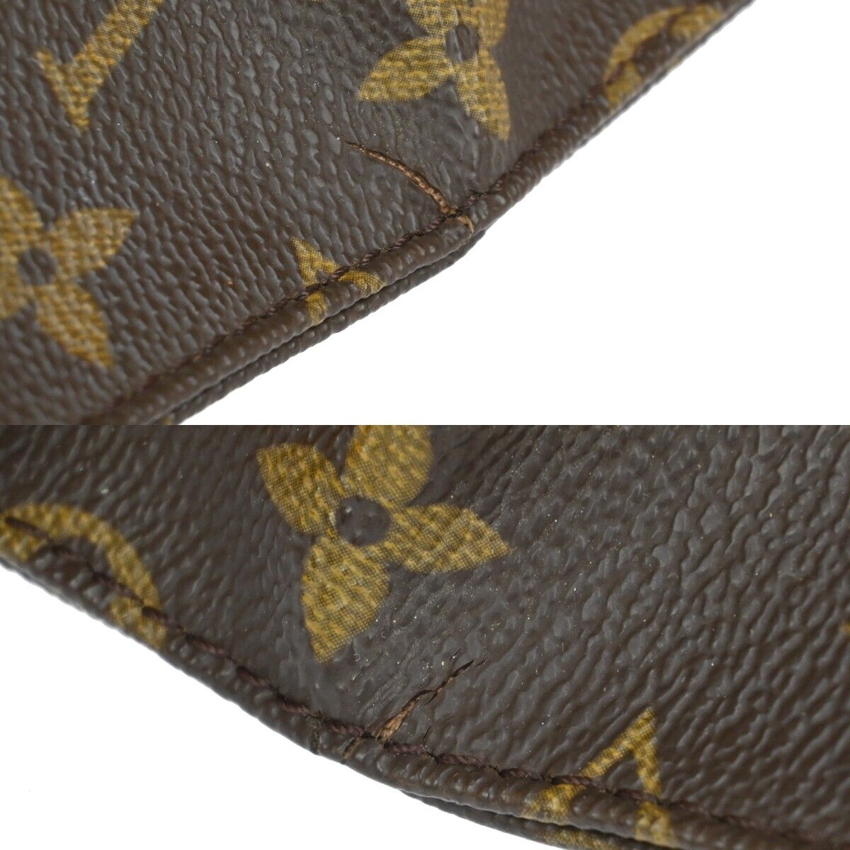 LOUIS VUITTON Cartouchiere GM Shoulder Bag Monogram Leather Brown M51252 83ED391