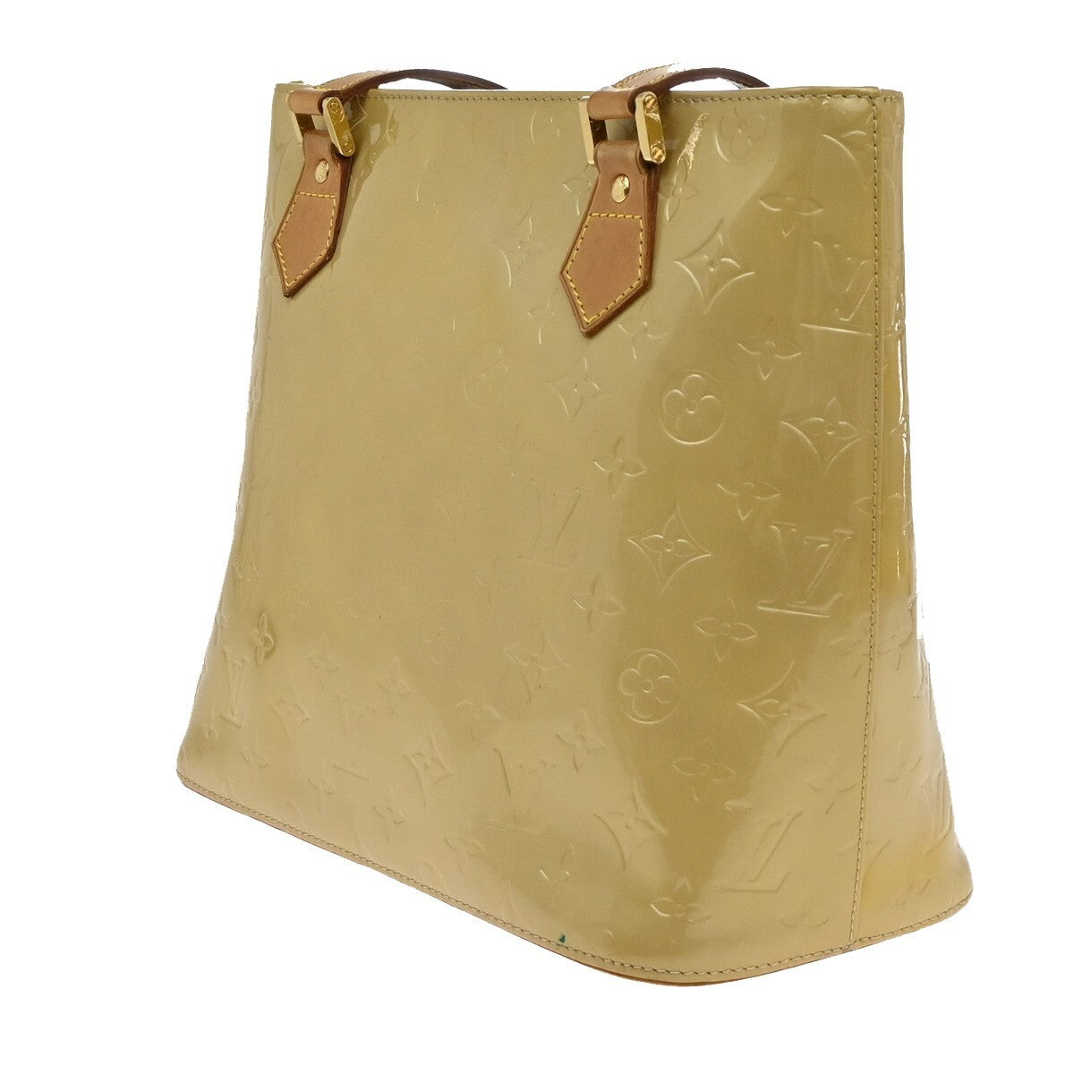 LOUIS VUITTON Houston Shoulder Bag Monogram Vernis Leather Yellow M91121 60EE174